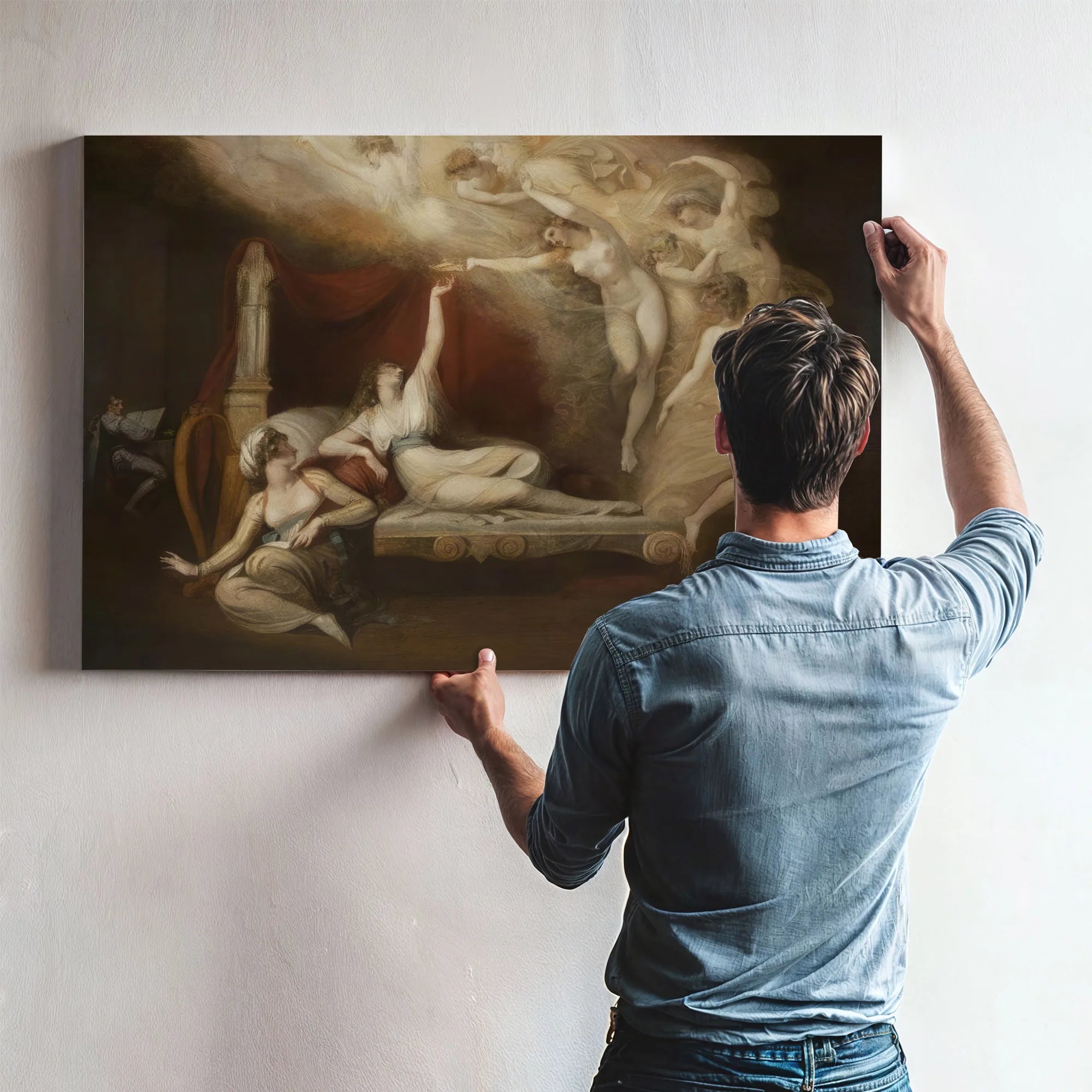 The Vision Of Catherine Of Aragon By Henry Fuseli Fine Art Print