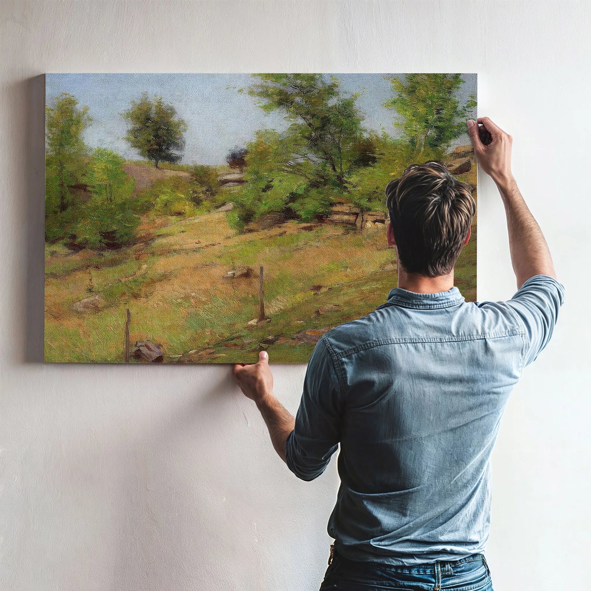 Countryside In The Spring By William Wendt Fine Art Print