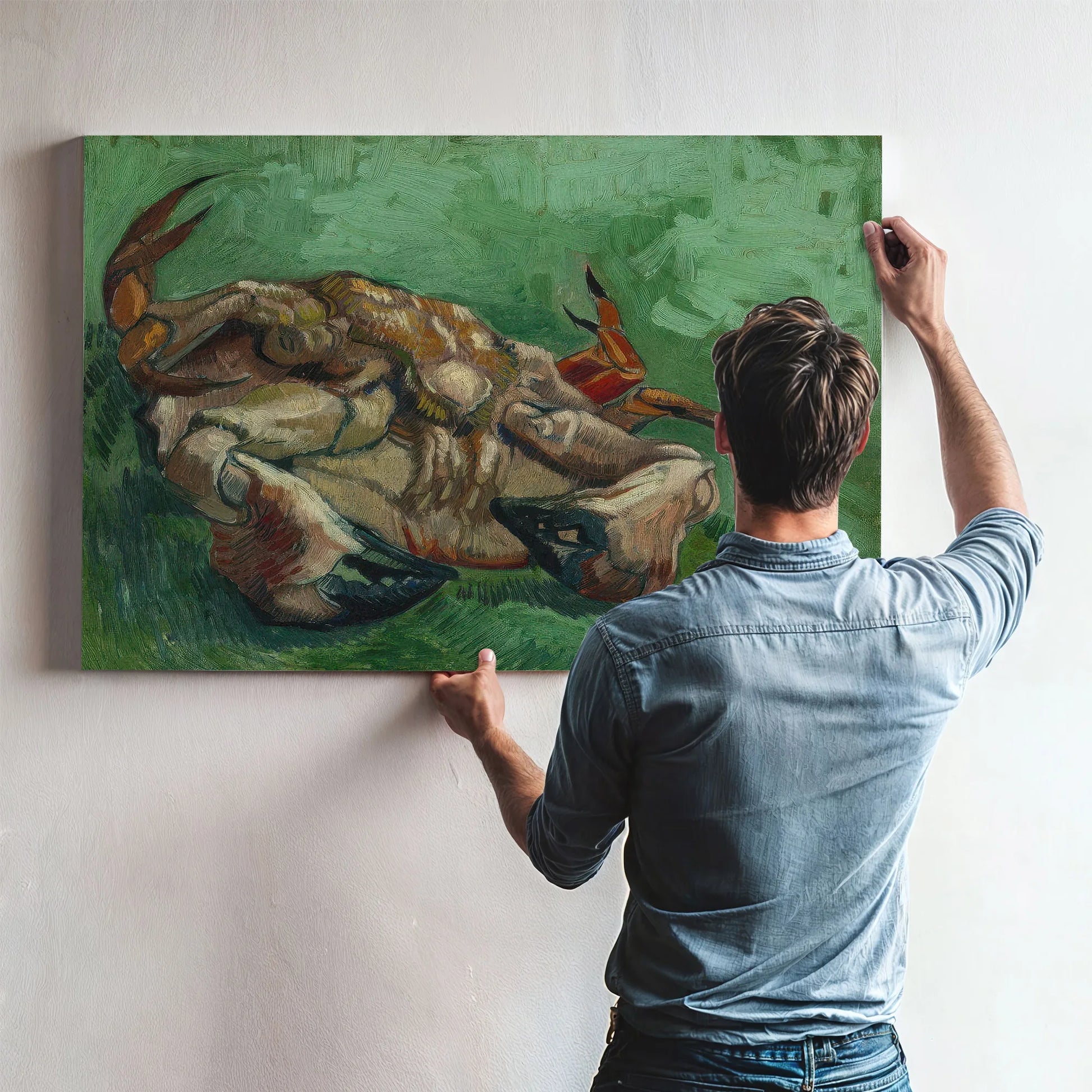 A Crab On Its Back By Vincent Van Gogh Fine Art Print