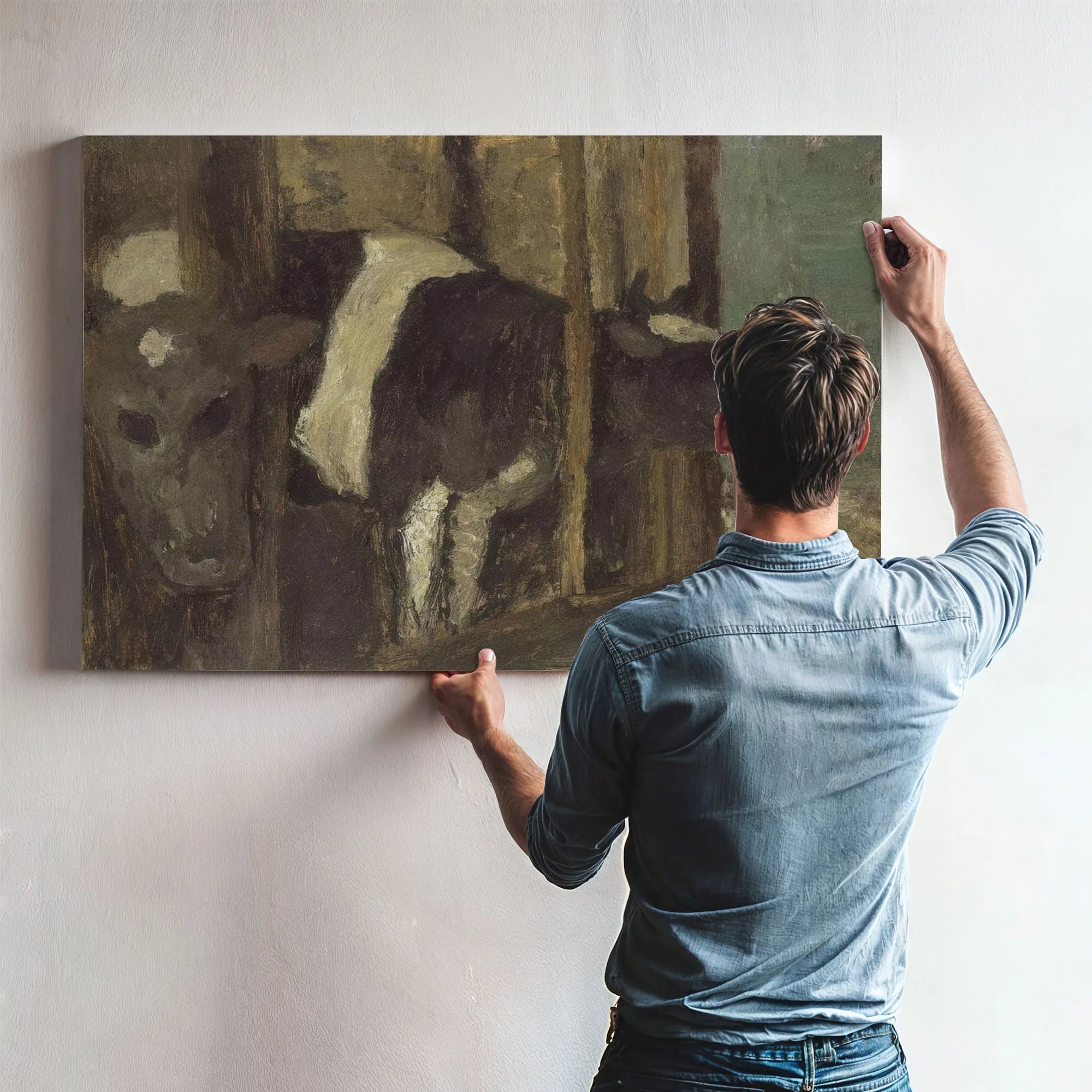 Cowshed By Paula Modersohn Becker Fine Art Print