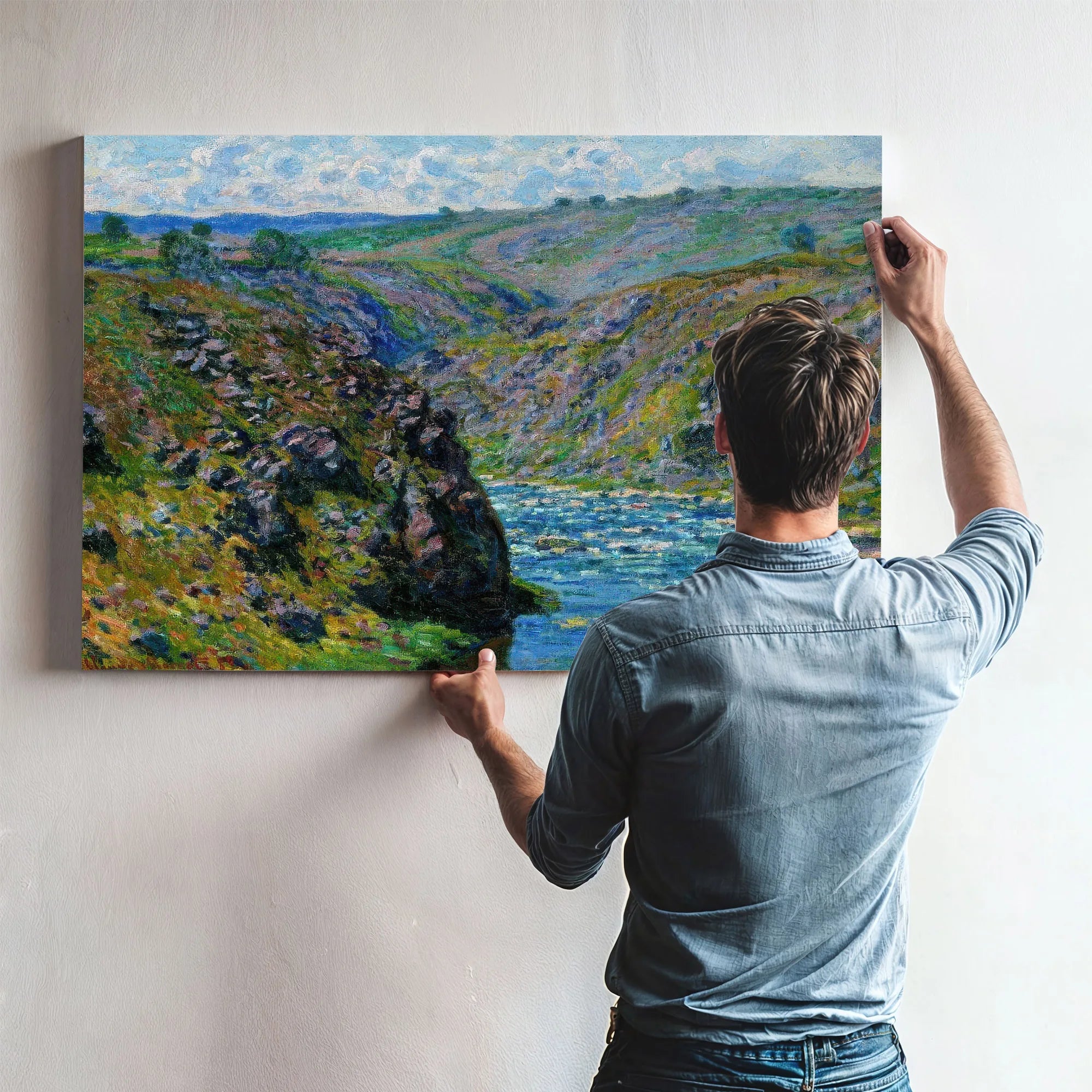 Valley Of The Creuse (Sunlight Effect) By Claude Monet Fine Art Print