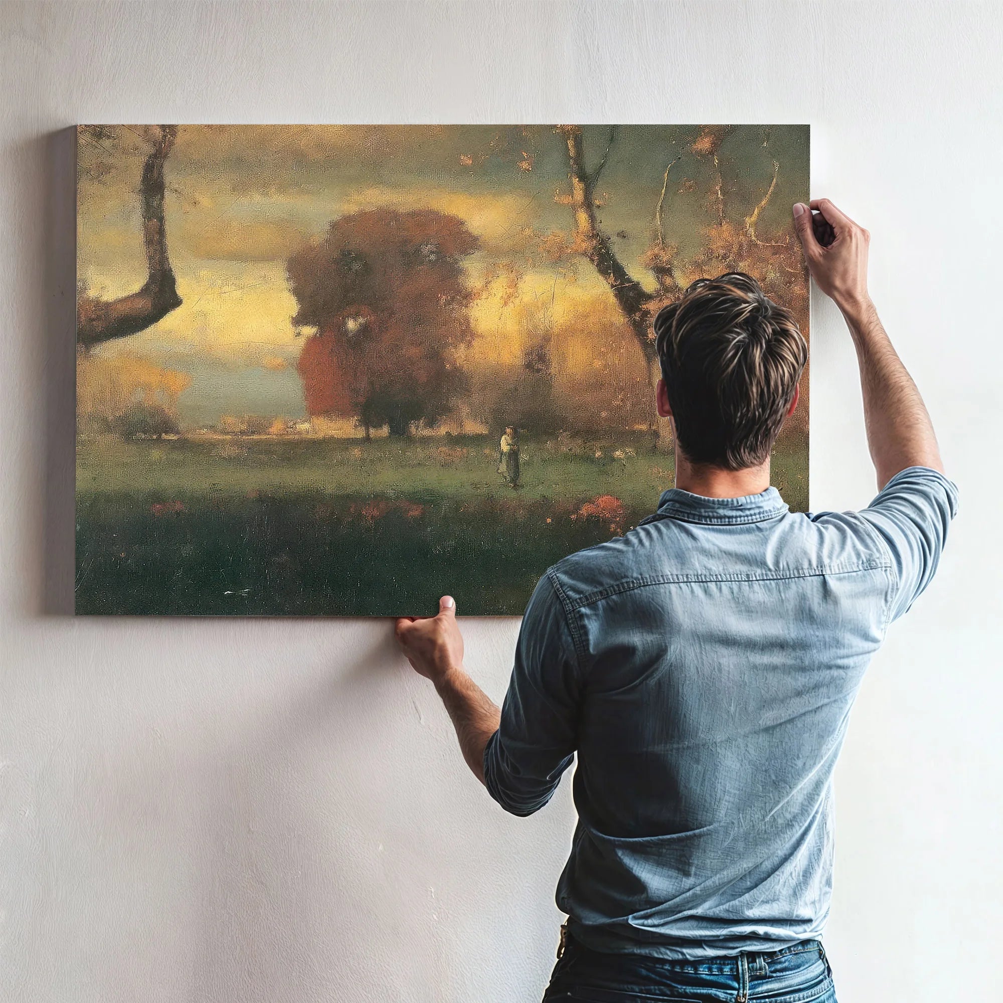 Landscape 1888 By George Inness Fine Art Print