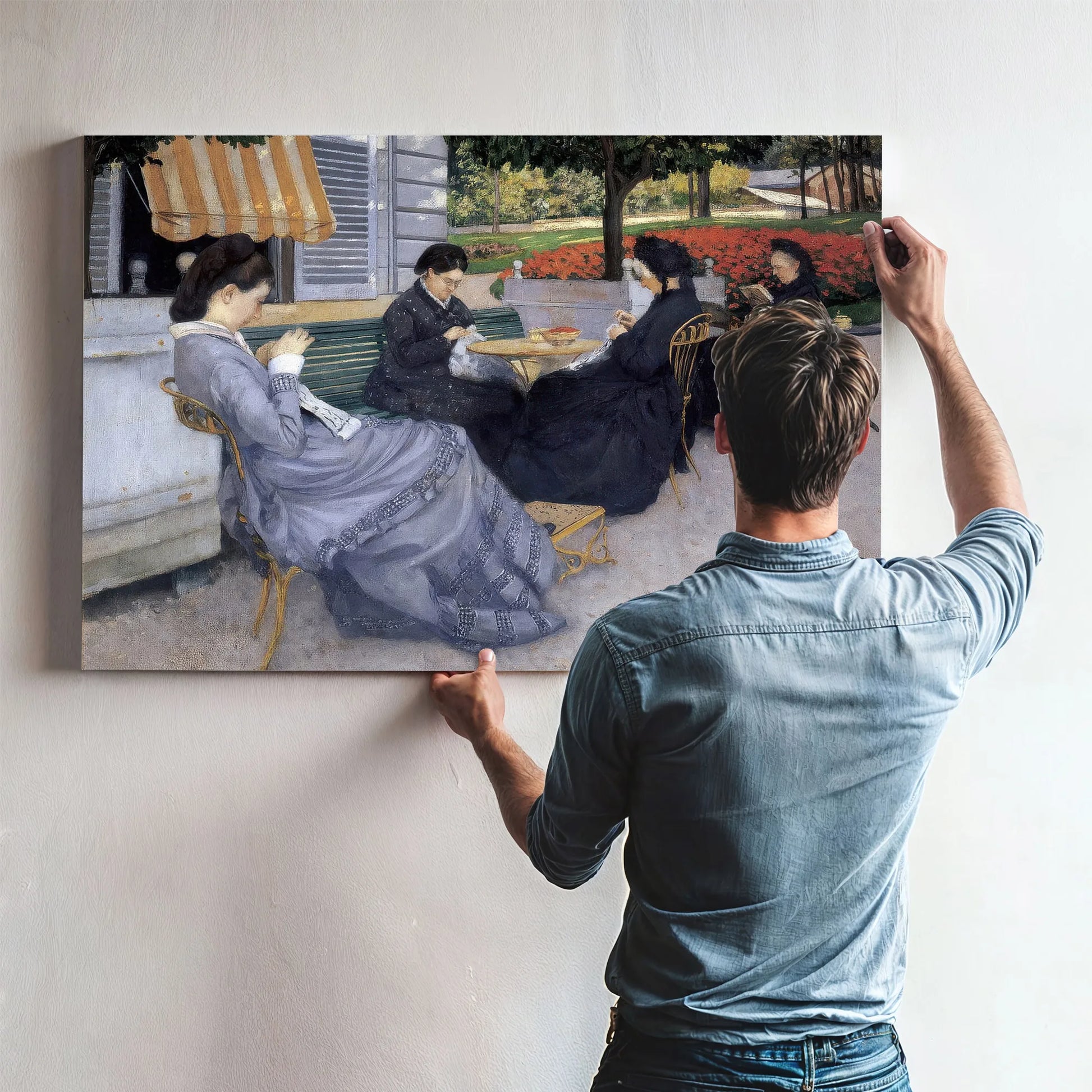 Portraits In The Country By Gustave Caillebotte Fine Art Print