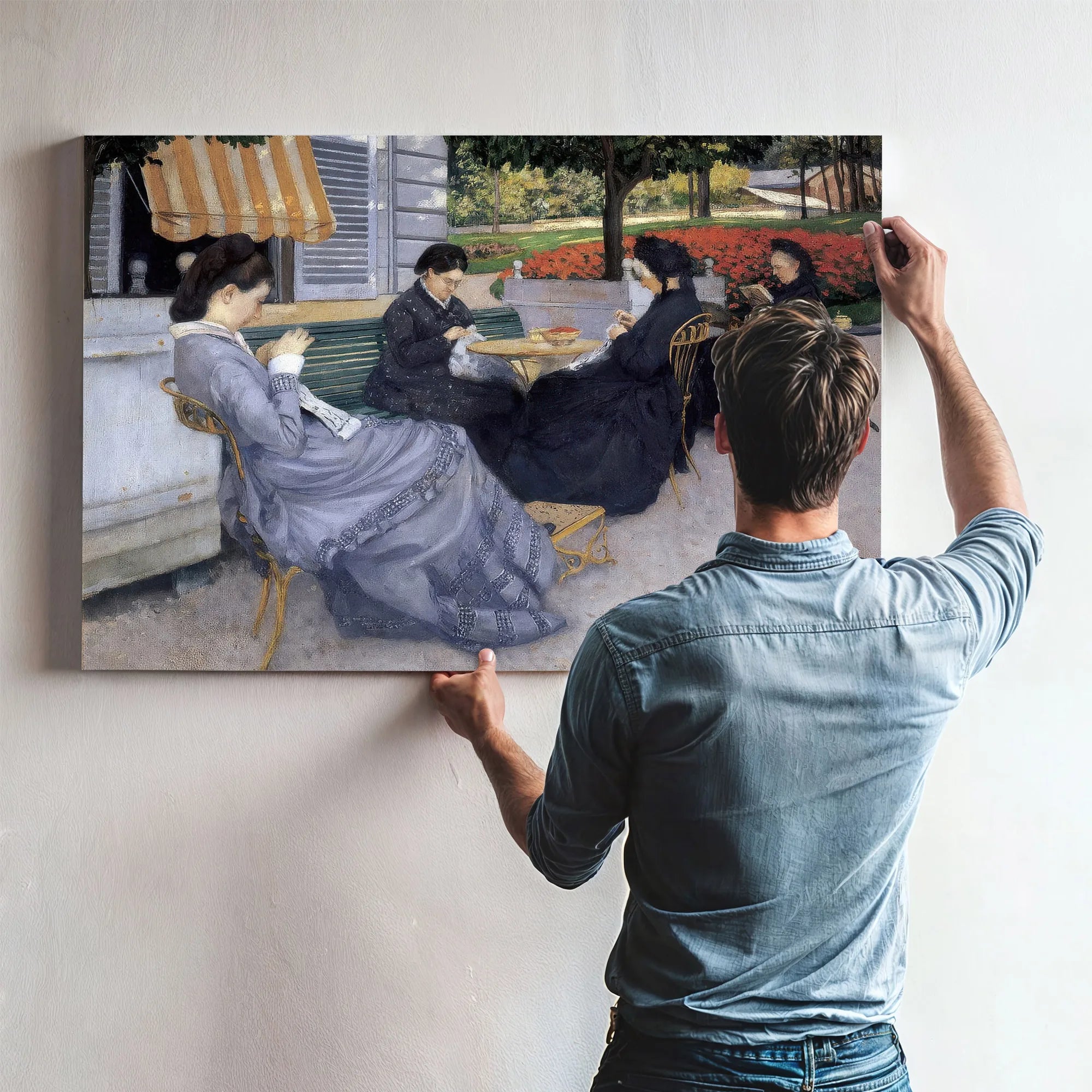 Portraits In The Country By Gustave Caillebotte Fine Art Print