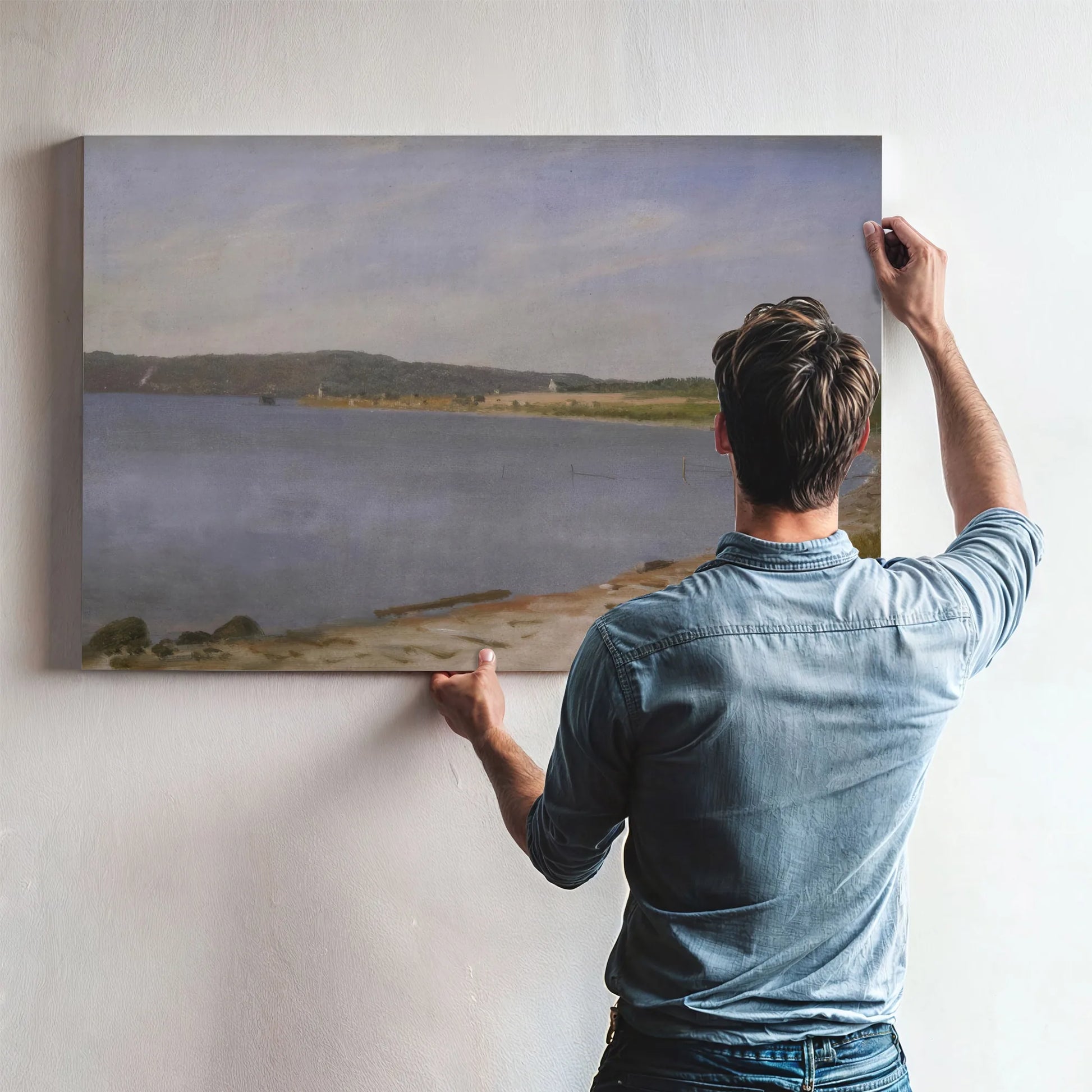 San Francisco Bay By Albert Bierstadt Fine Art Print