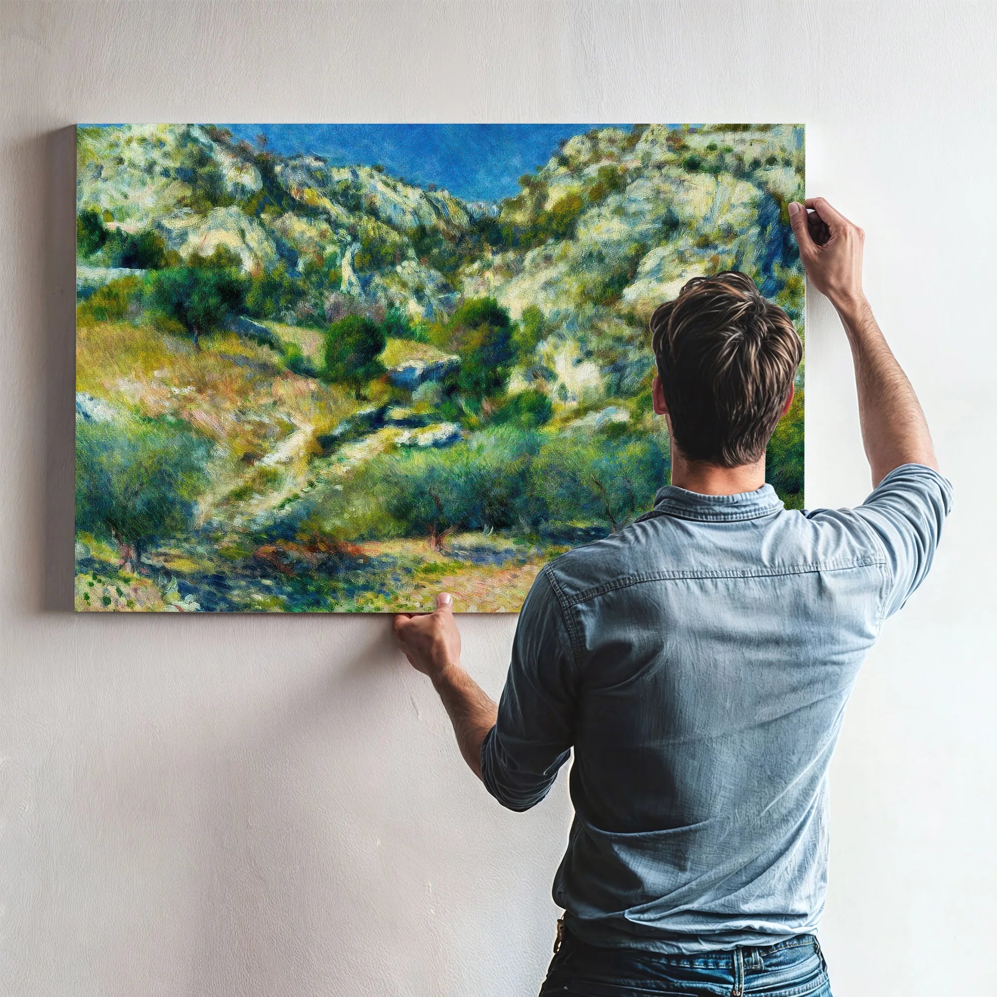 Rocky Crags At L'estaque By Pierre August Renoir Fine Art Print