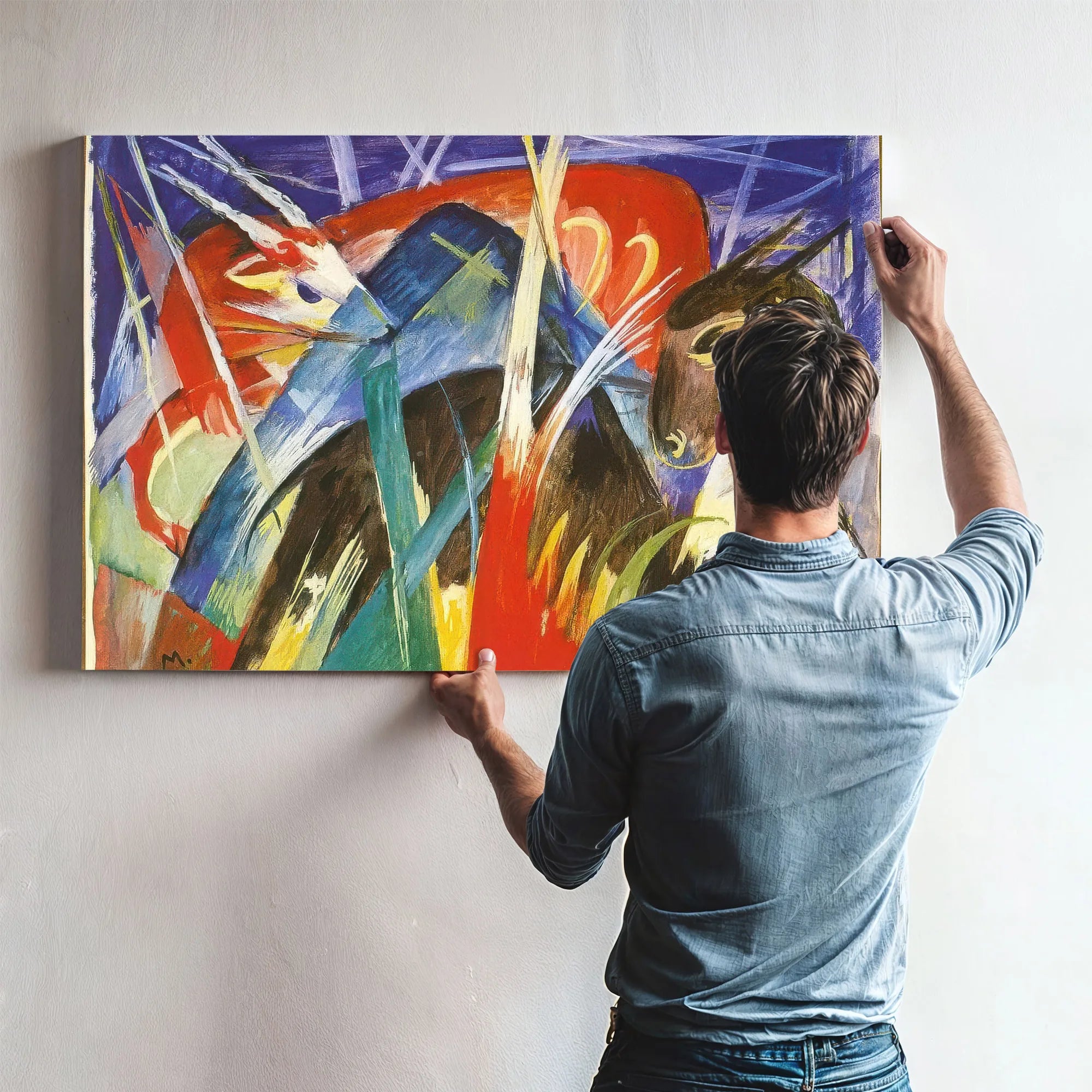 Fairy Animals I By Franz Marc Fine Art Print
