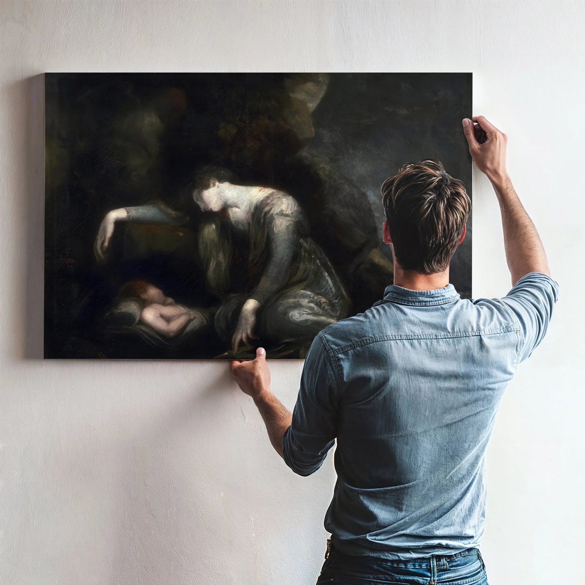 Danae And Perseus On Seriphos By Henry Fuseli Fine Art Print