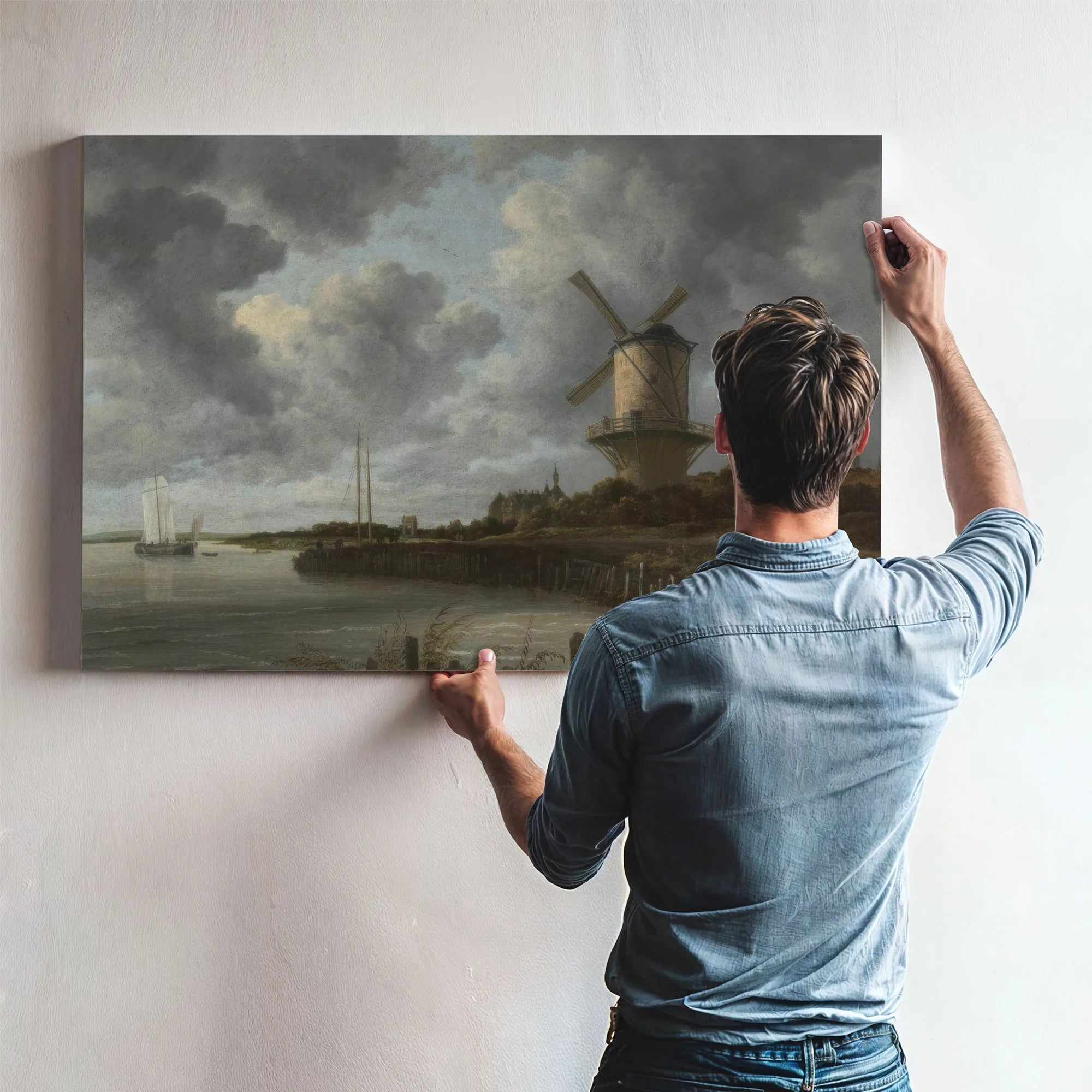 The Windmill At Wijk Bij Duurstede By Jacob Van Ruisdael Fine Art Print