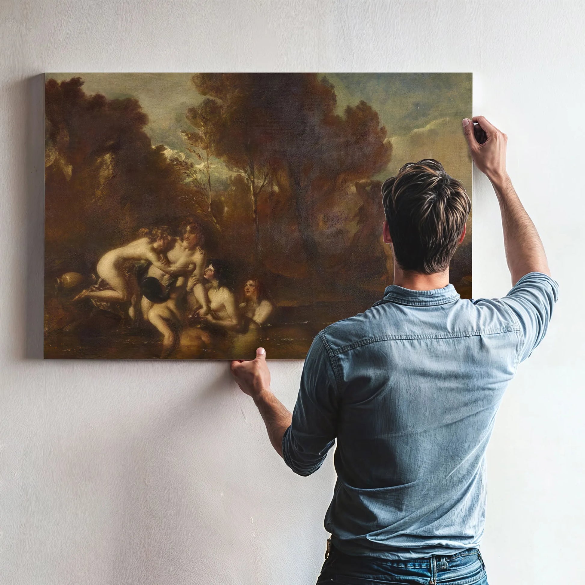 Hylas And The Water Nymphs By William Etty Fine Art Print