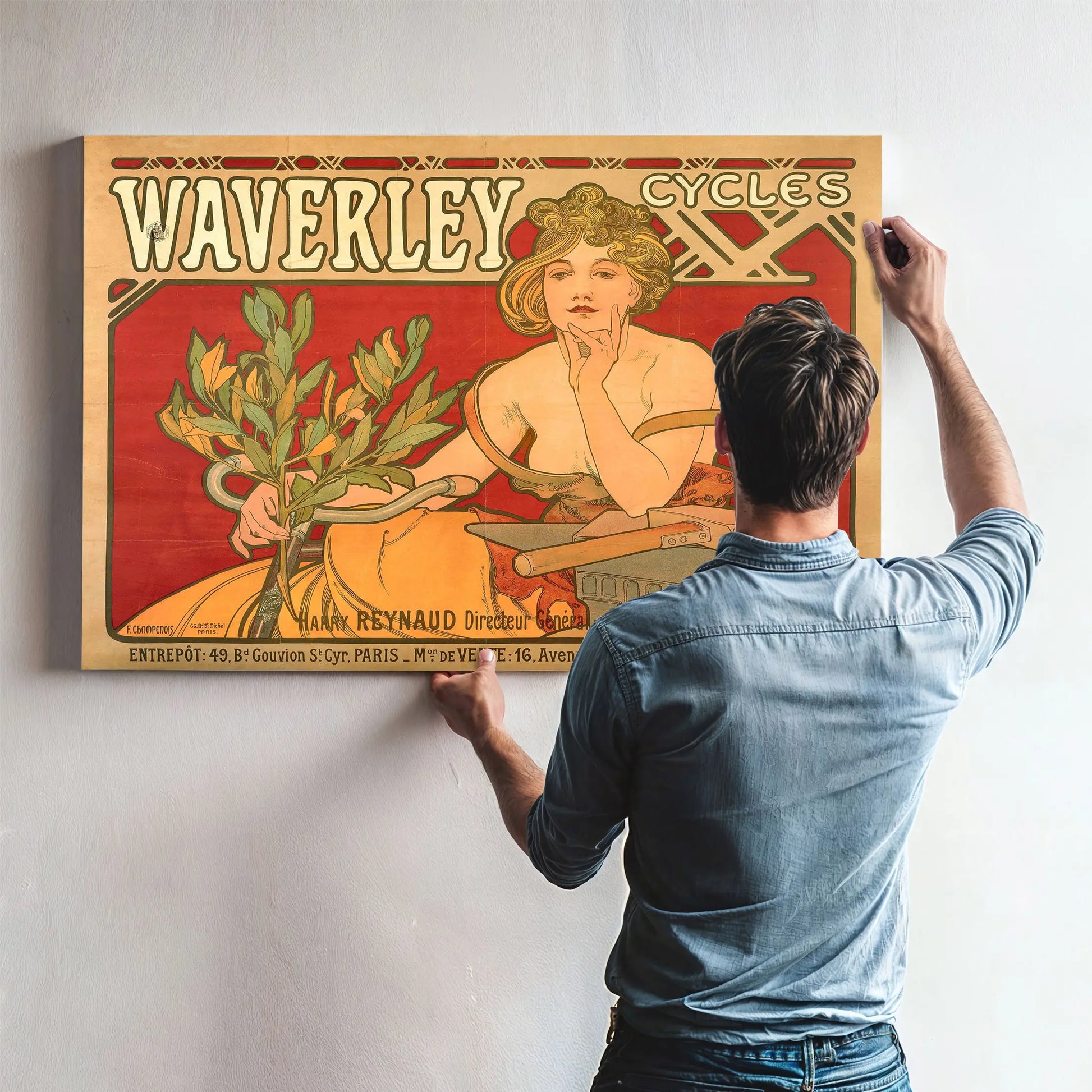 Waverley Cycles by Alphonse Mucha
