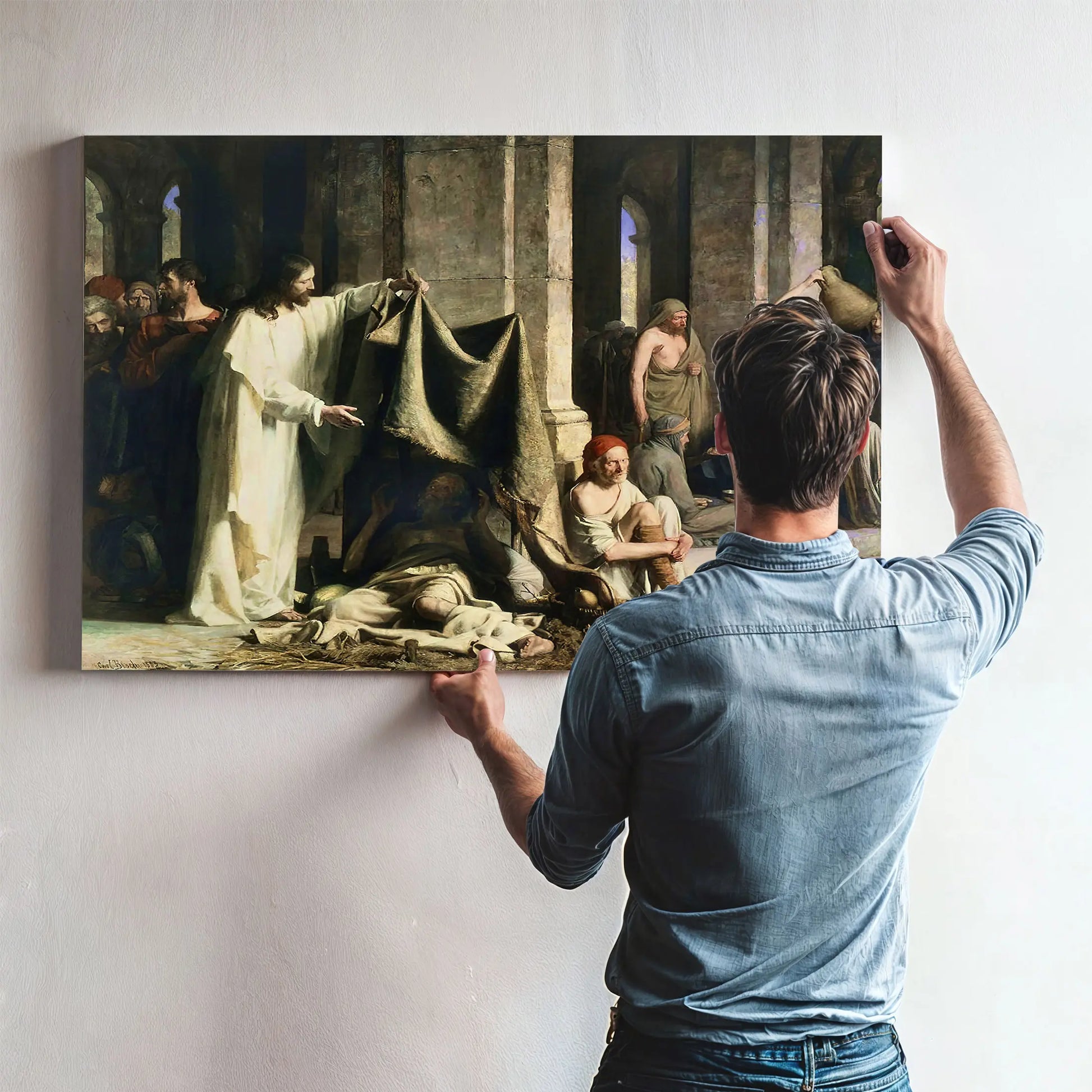 Christ Healing At The Pool Of Bethesda by Carl Bloch