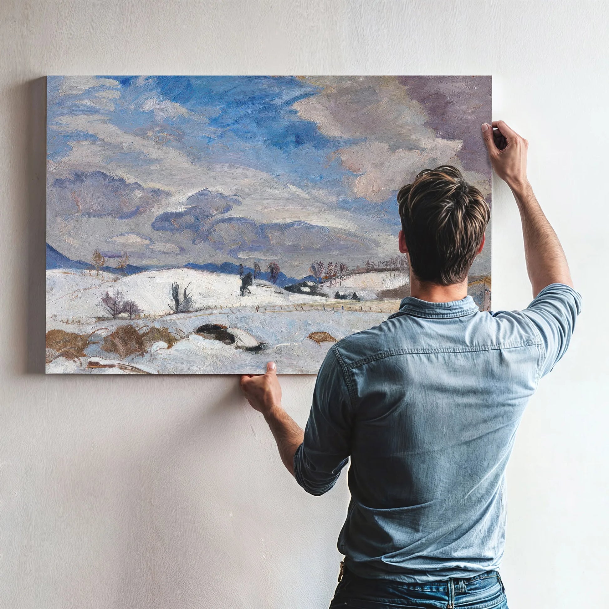 Winter Landscape [Rockbridge Baths] By Pierre Daura Fine Art Print