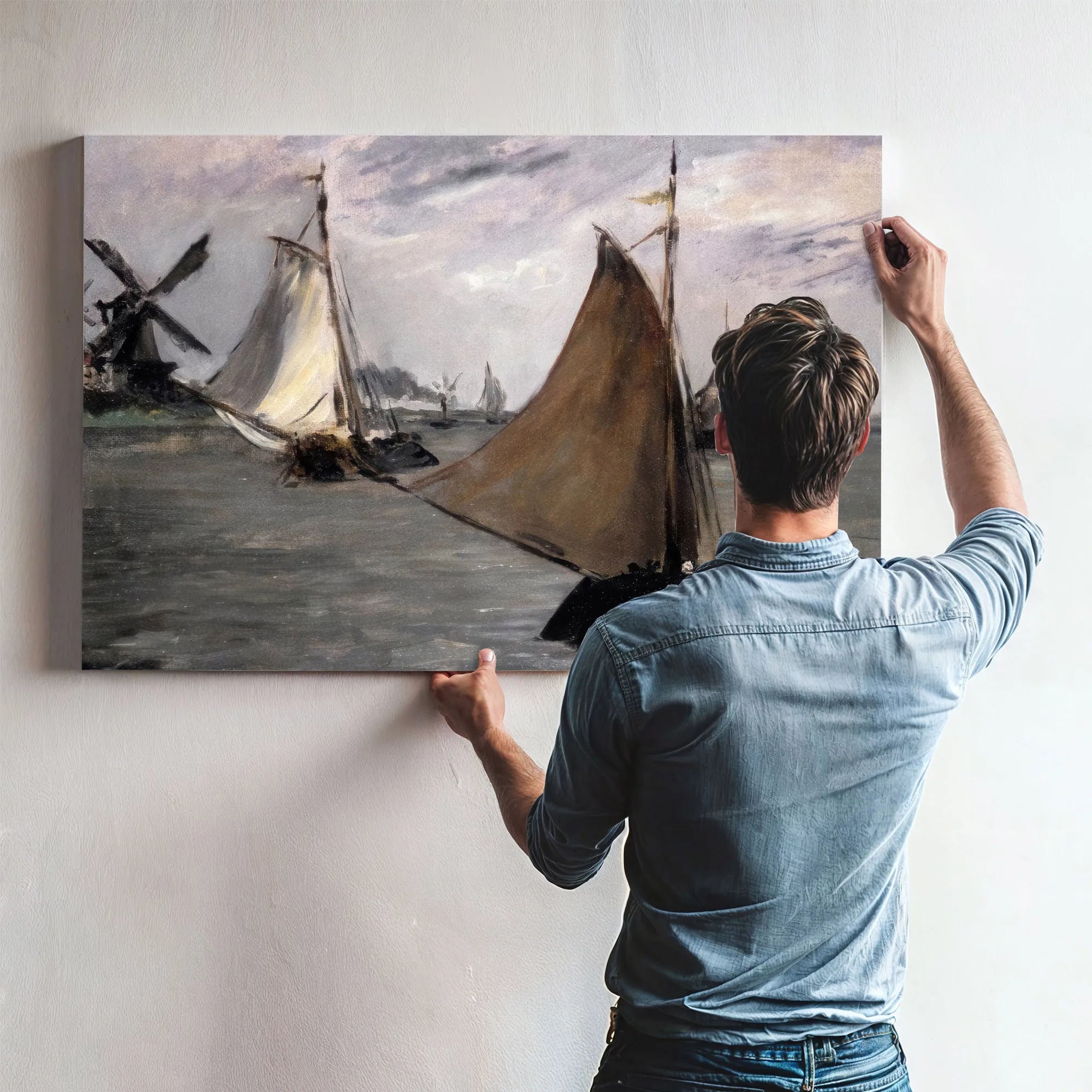 Marine In Holland By Edouard Manet Fine Art Print