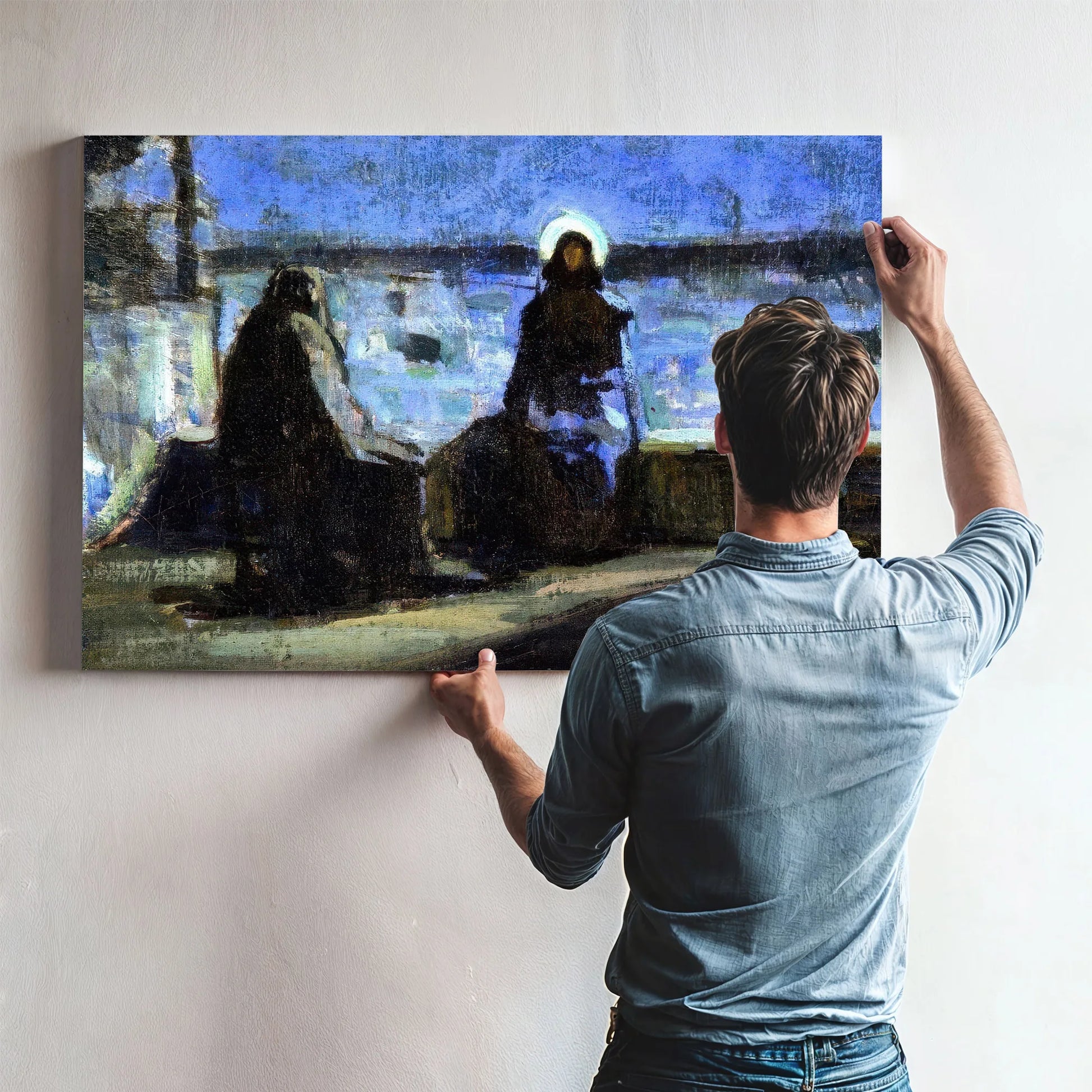Study For Nicodemus Visiting Jesus By Henry Ossawa Tanner Fine Art Print