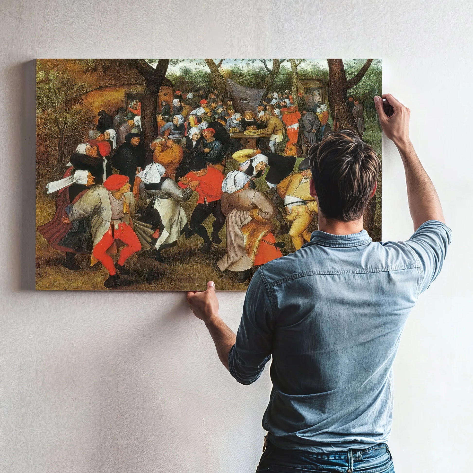 Peasant Wedding Dance 1607 By Pieter Bruegel Fine Art Print