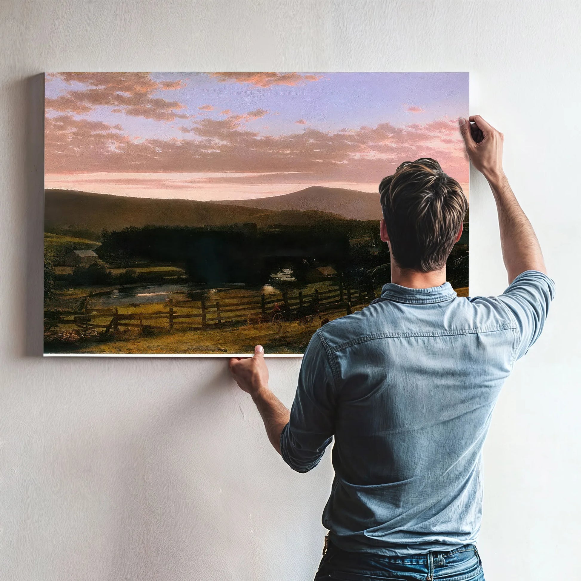 Ira Mountain Vermont By Frederic Edwin Church Fine Art Print