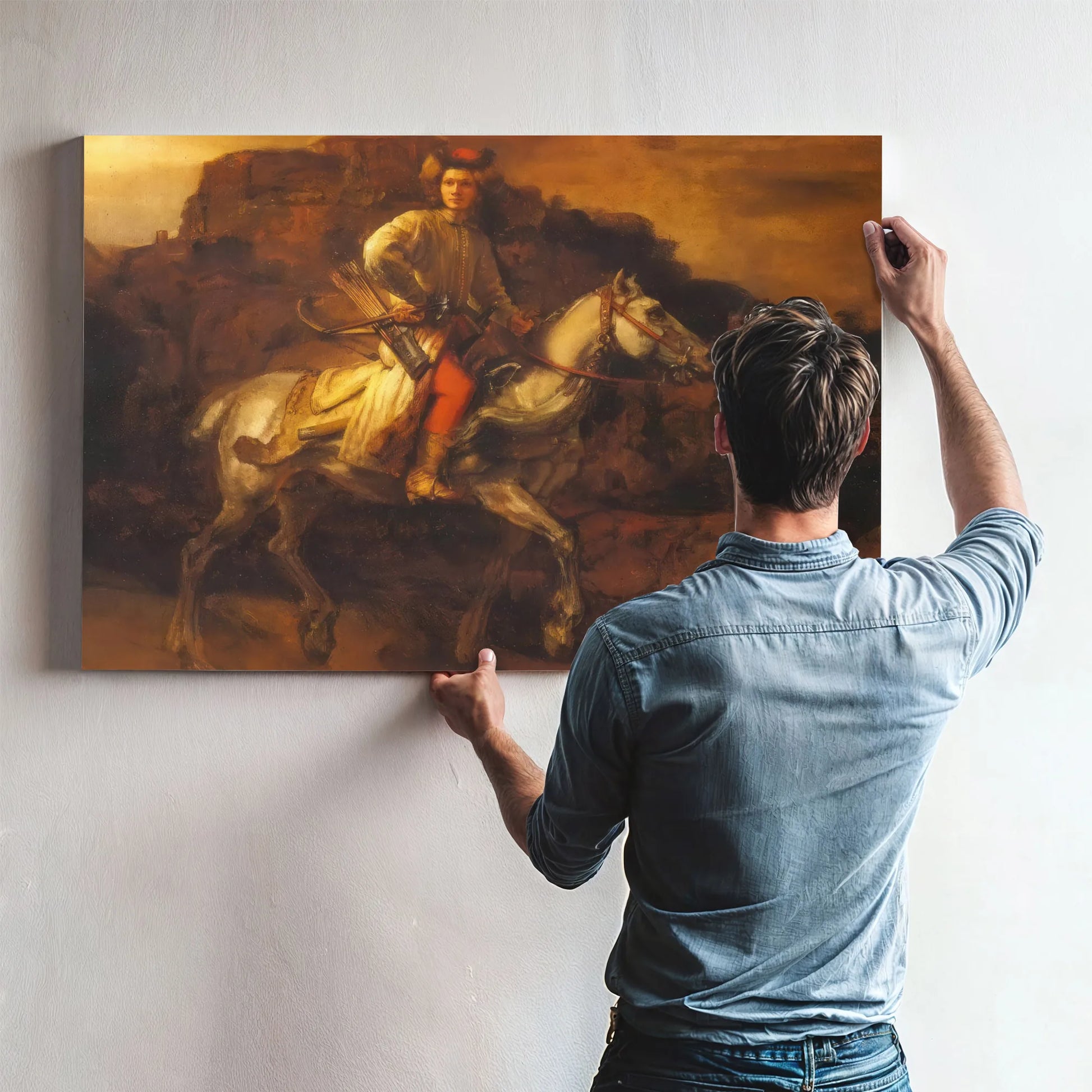 The So Called Polish Rider By Rembrandt Fine Art Print