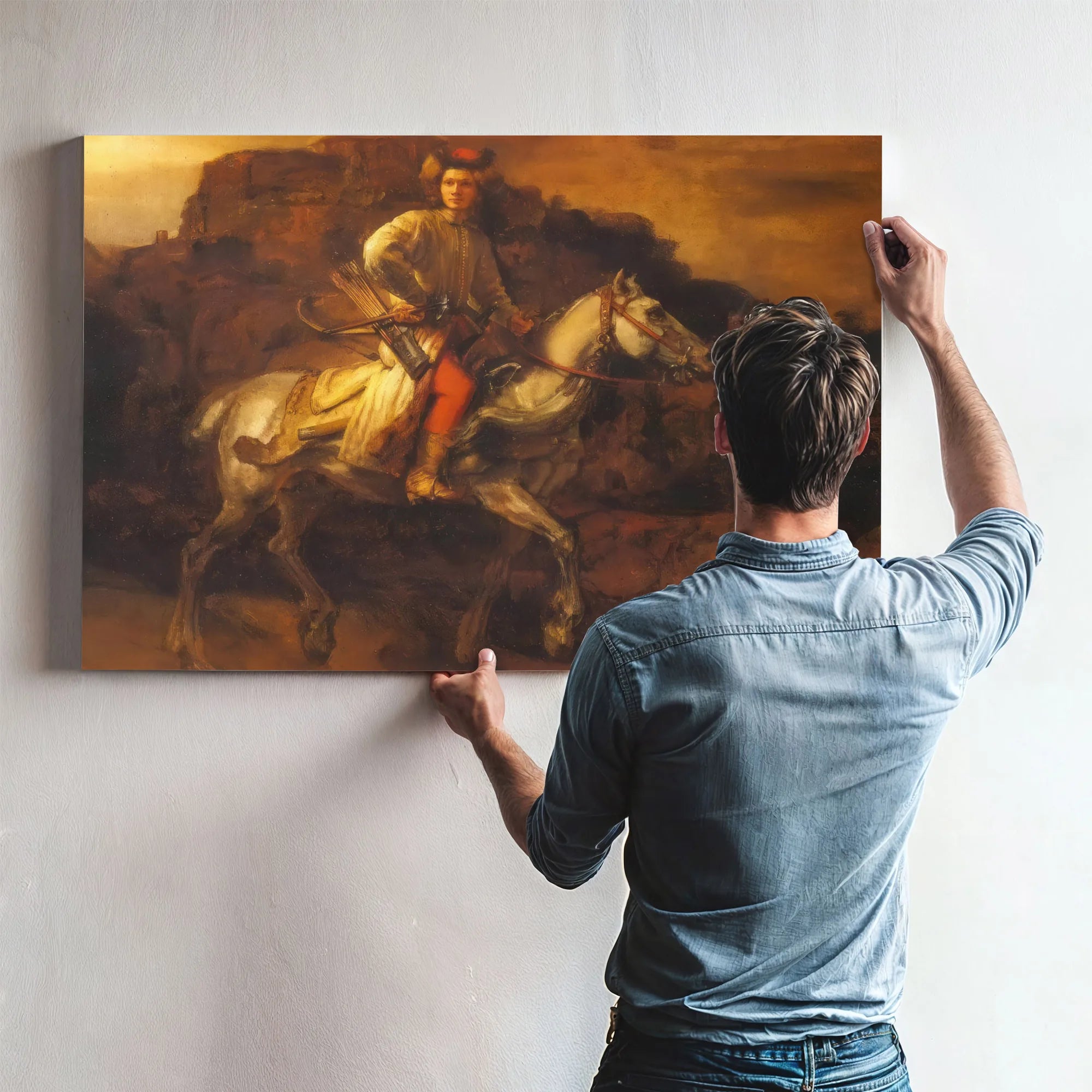 The So Called Polish Rider By Rembrandt Fine Art Print