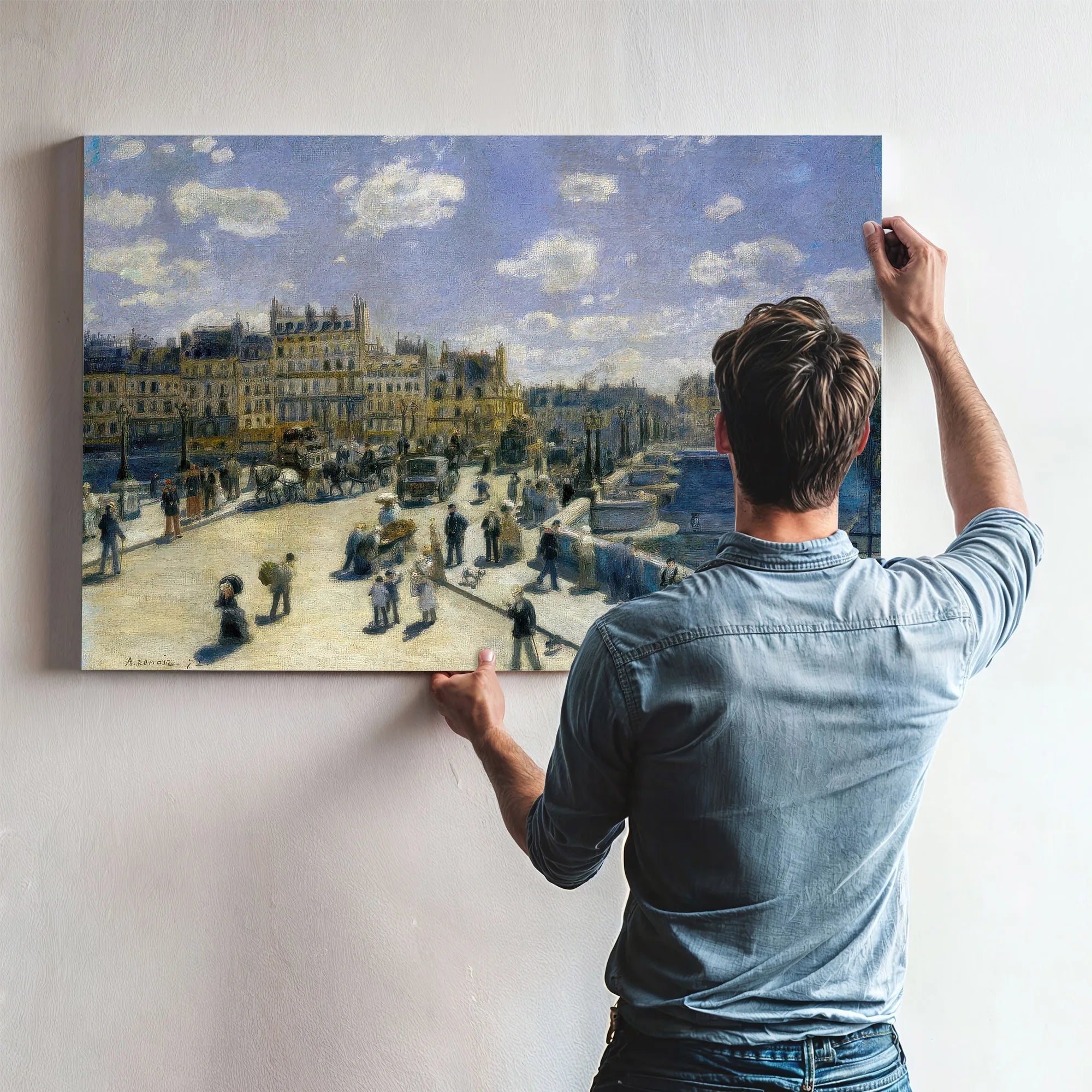 Pont Neuf, Paris By Pierre August Renoir Fine Art Print