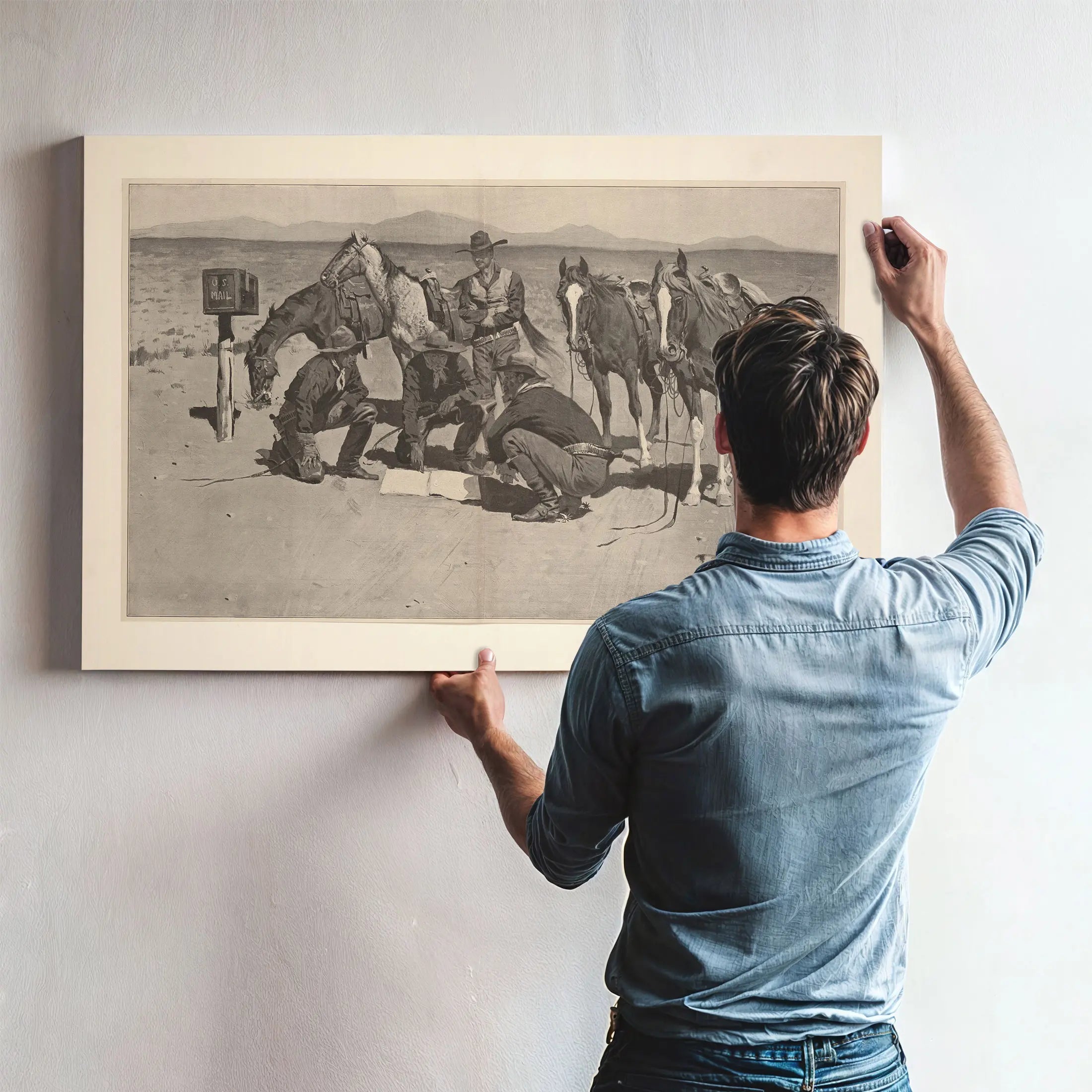 Latest News  by Frederic Remington