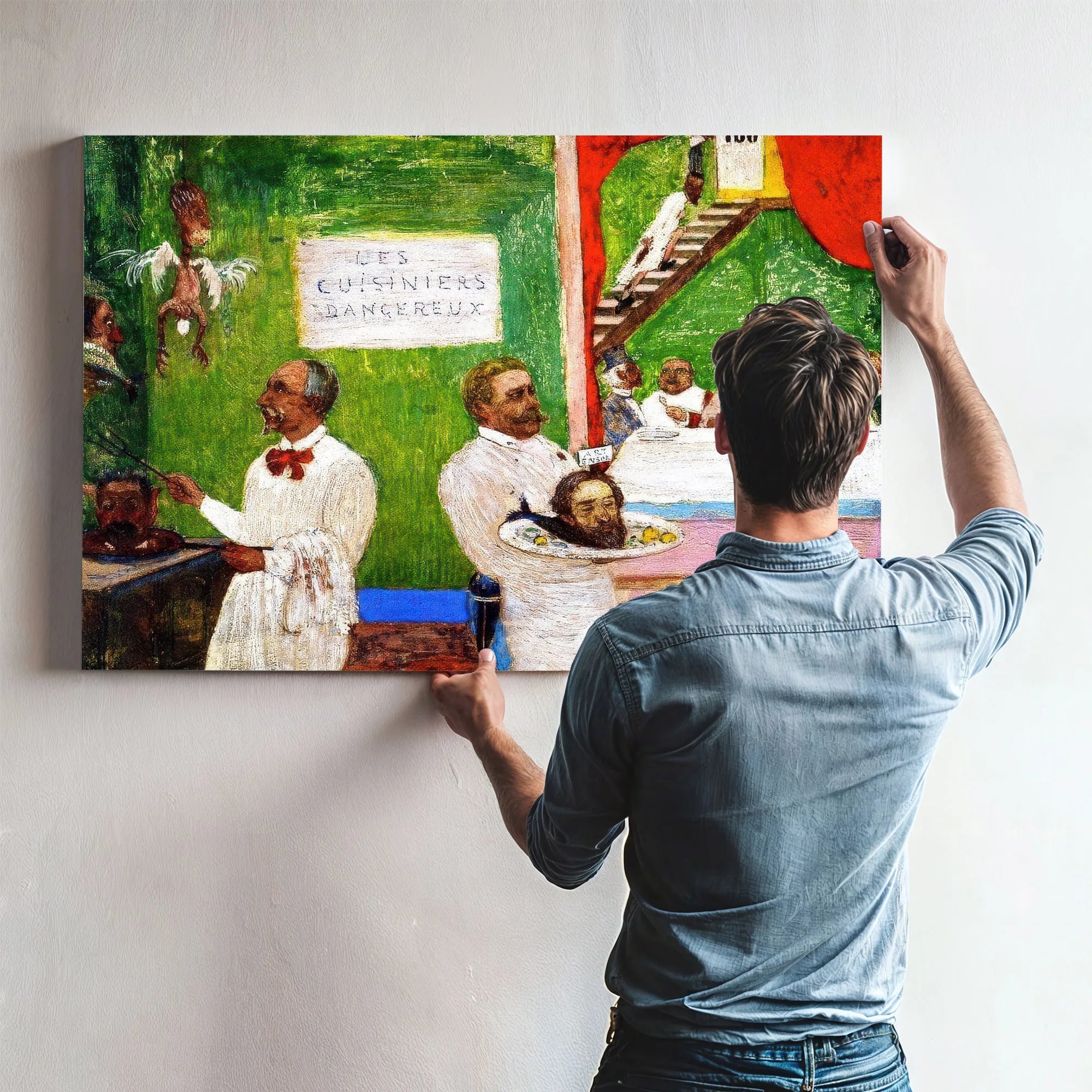 Dangerous Cooks By James Ensor Fine Art Print