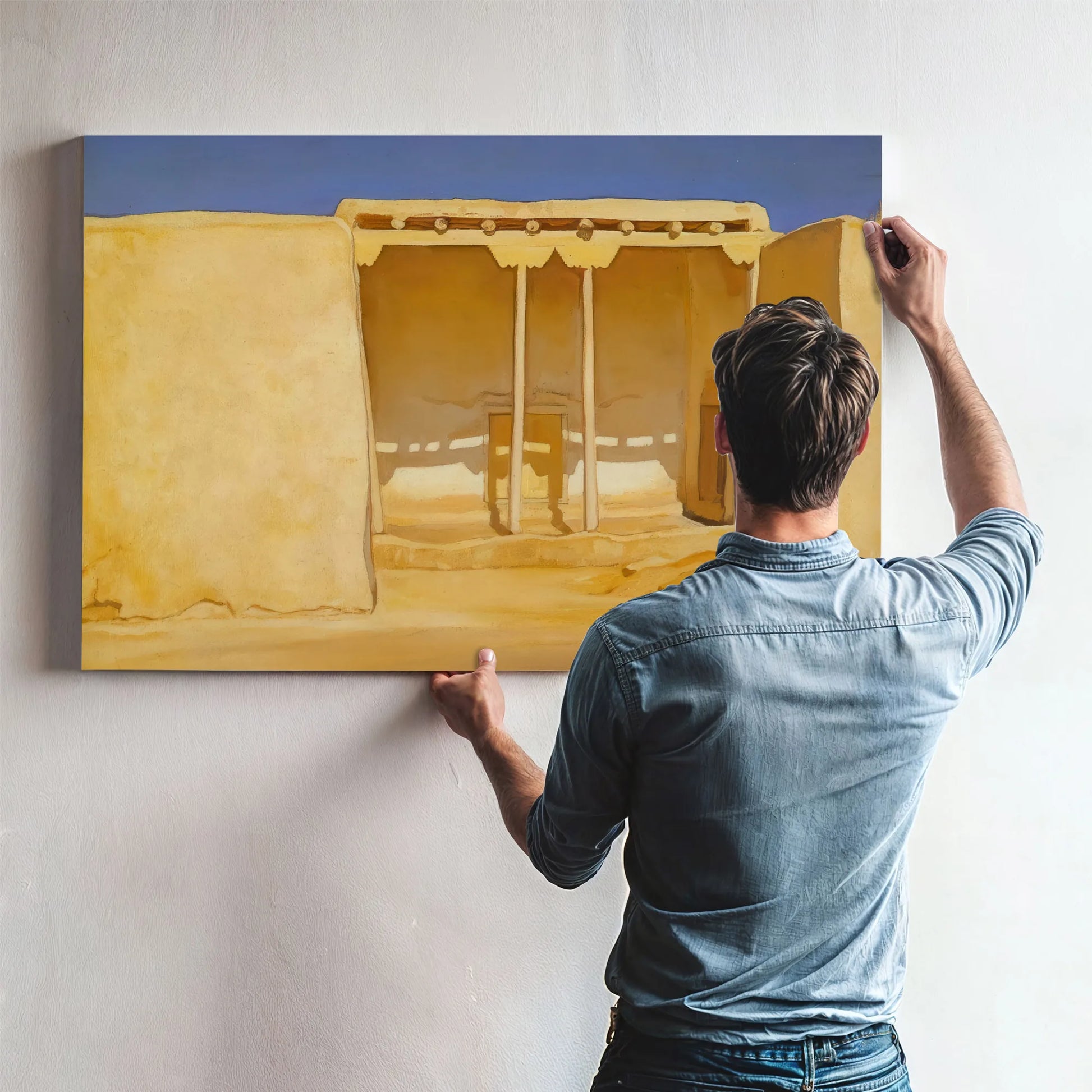 Como Se Pasa La Vida By Maynard Dixon Fine Art Print