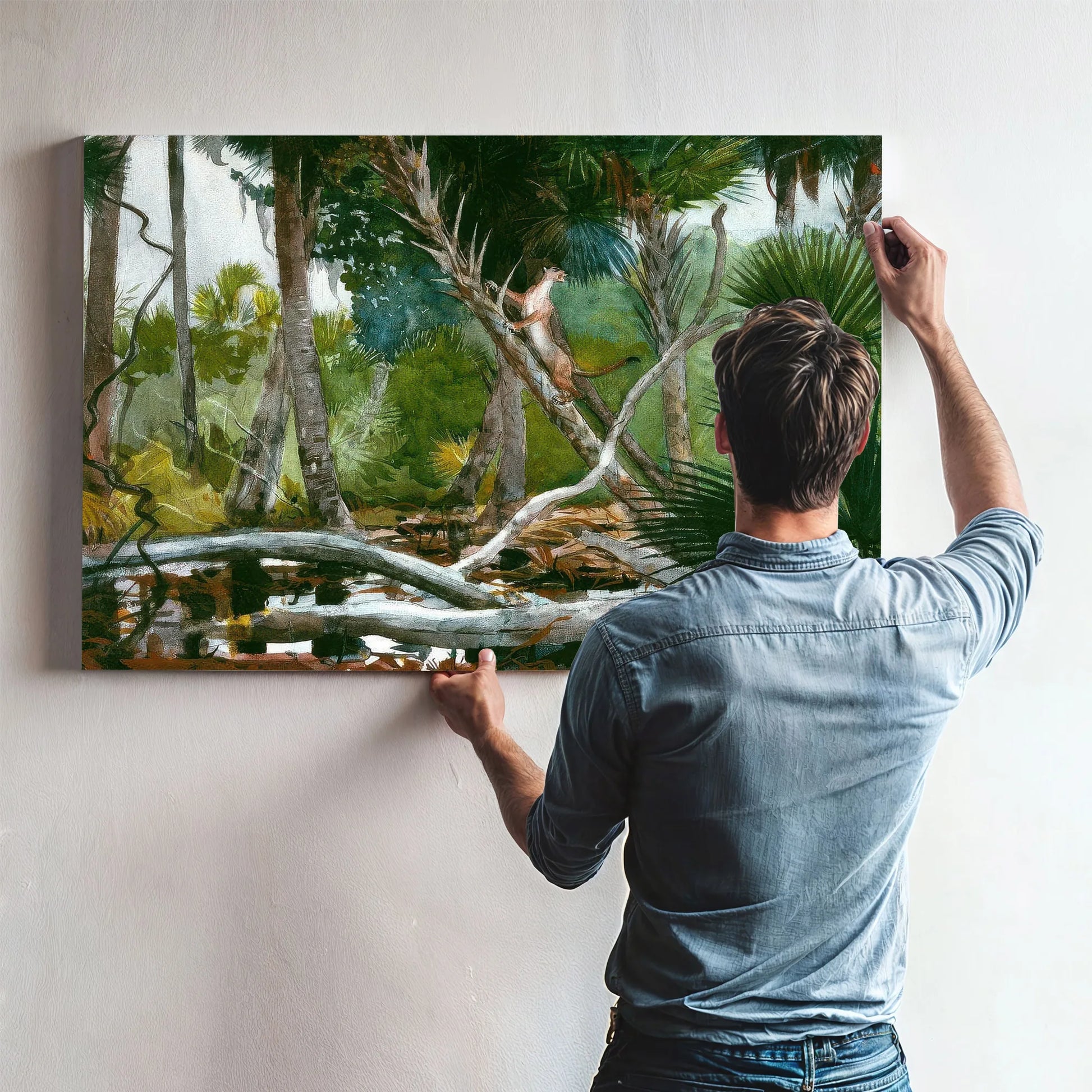 In The Jungle Florida By Winslow Homer Fine Art Print