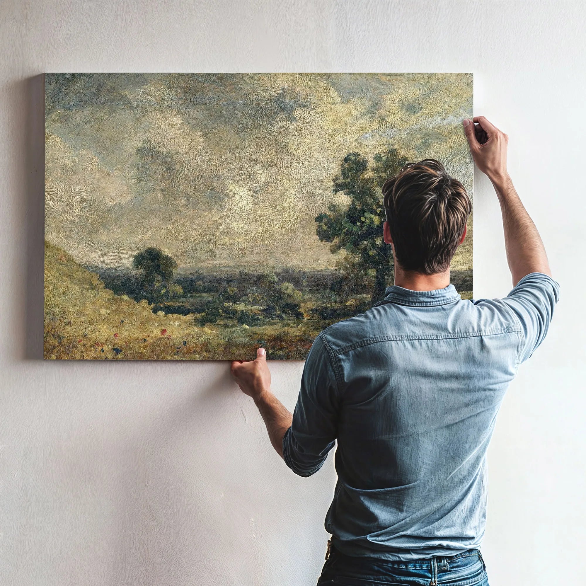 English Landscape Undated By John Constable Fine Art Print