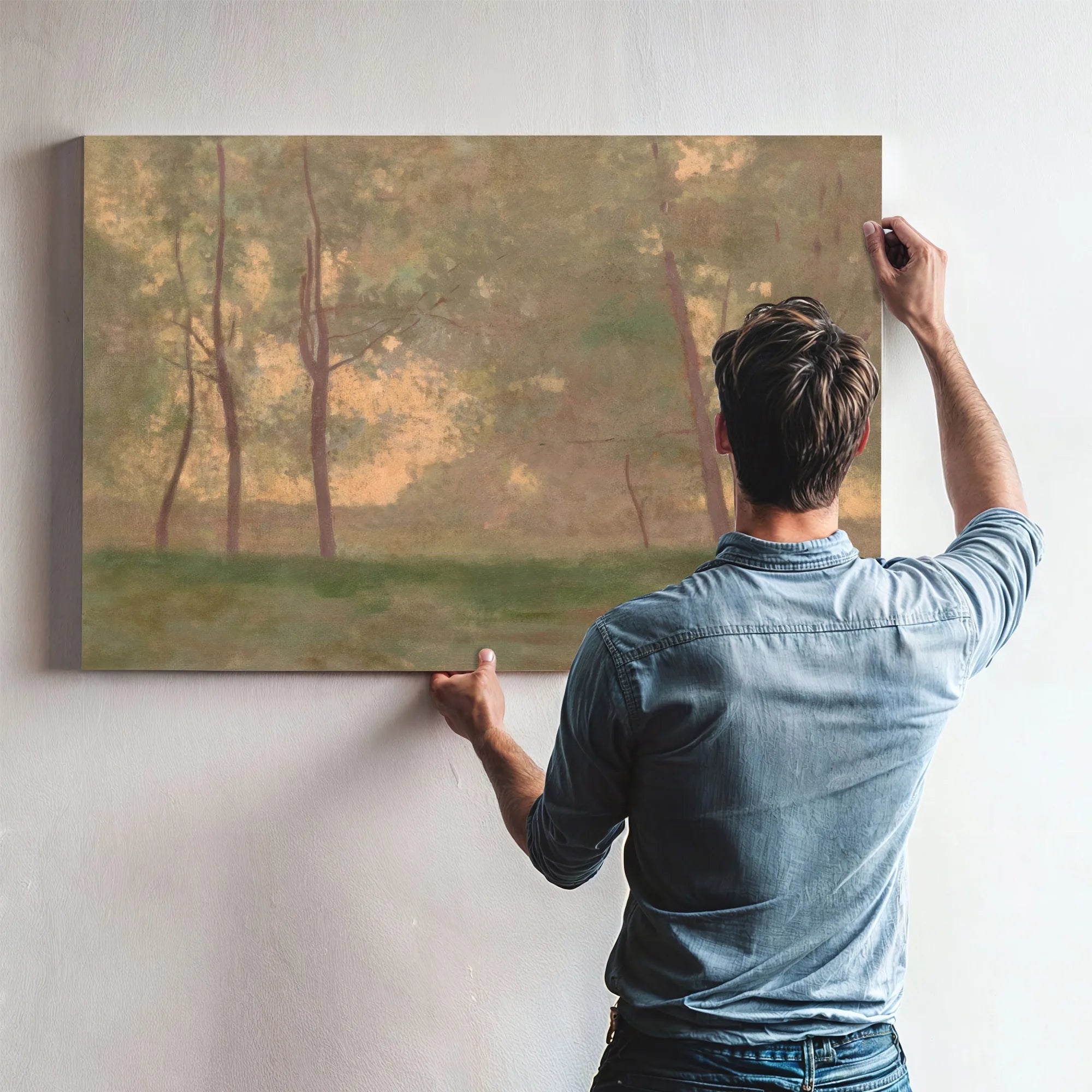 Landscape By Odilon Redon Fine Art Print