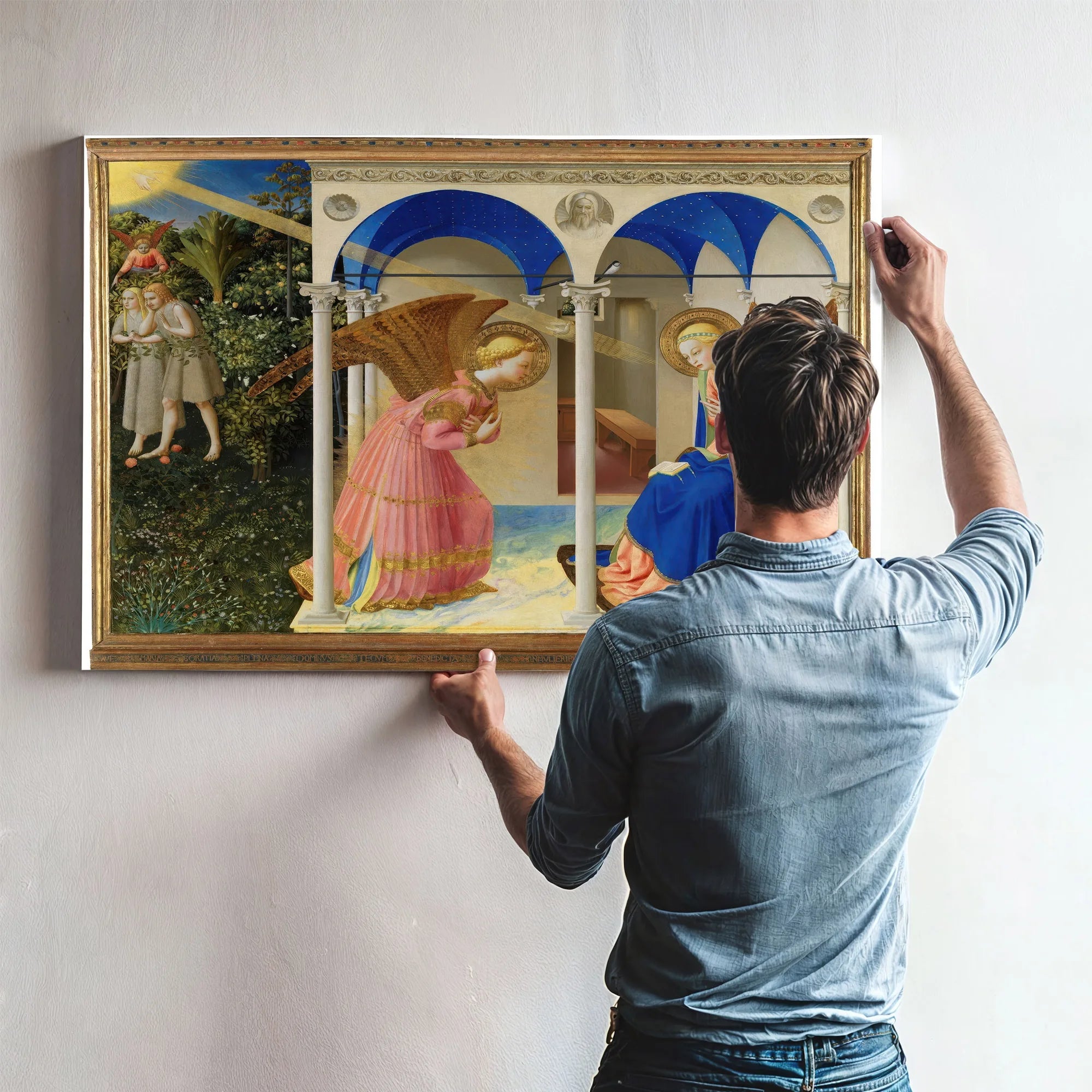 The Annunciation By Fra Angelico Fine Art Print