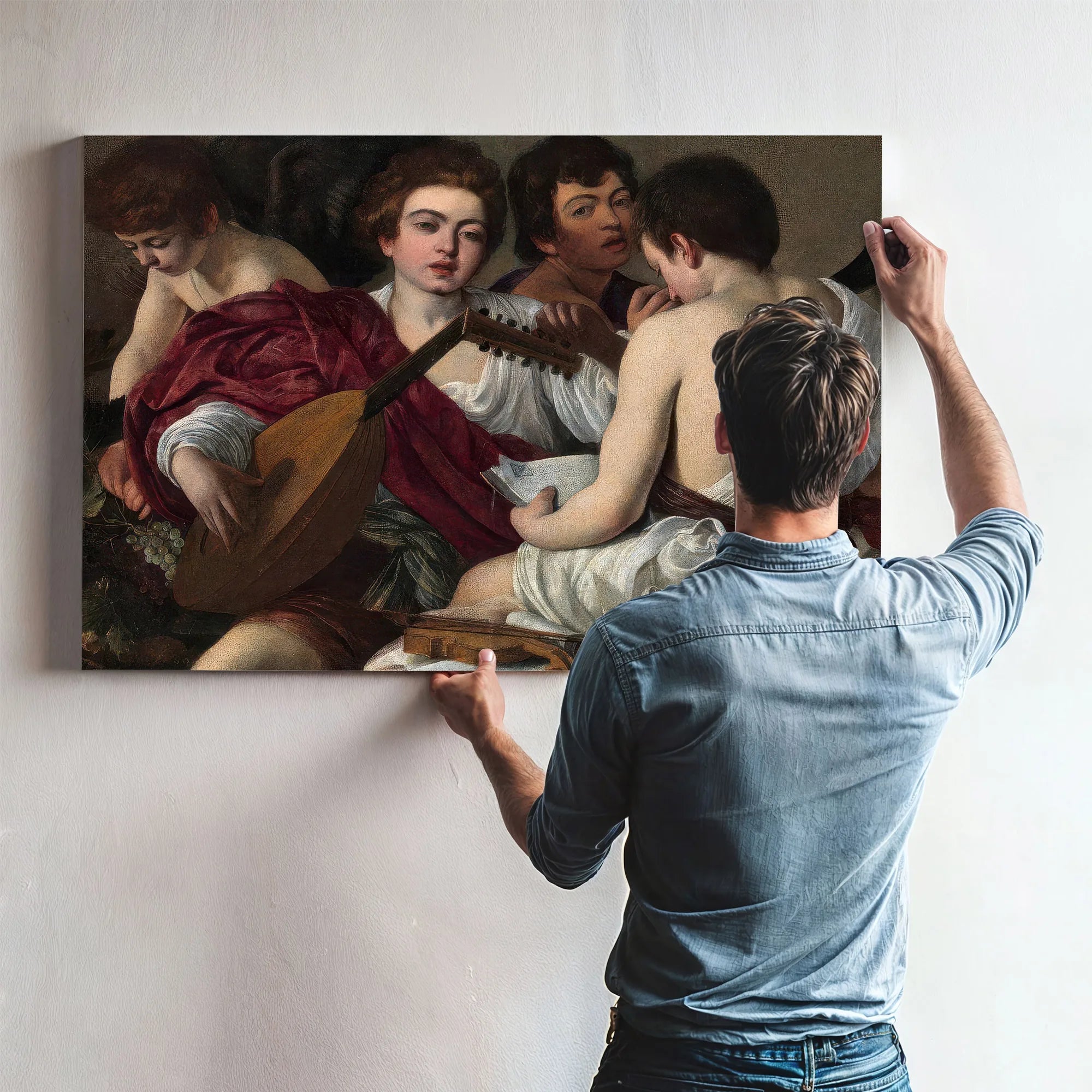 The Musicians 1595 By Caravaggio Fine Art Print