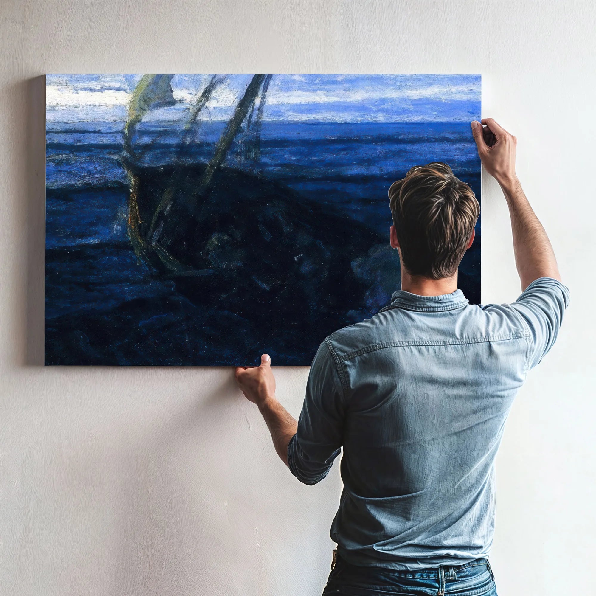 Christ And His Desciples On The Sea Of Galilee By Henry Ossawa Tanner Fine Art Print