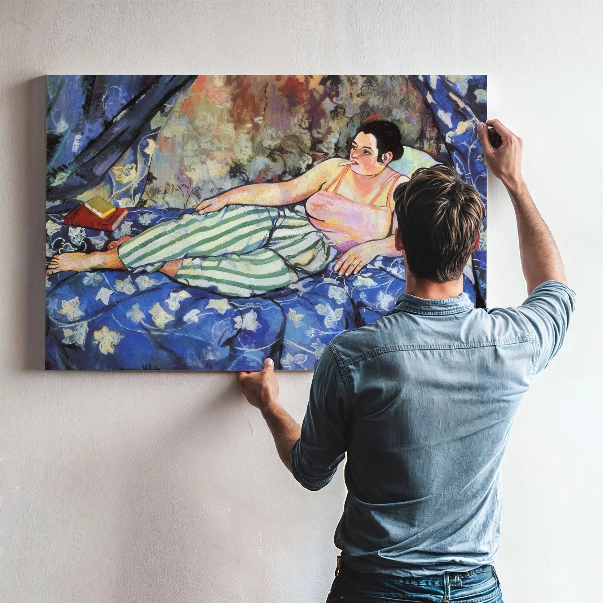 The Blue Room 1923 By Suzanne Valadon Fine Art Print