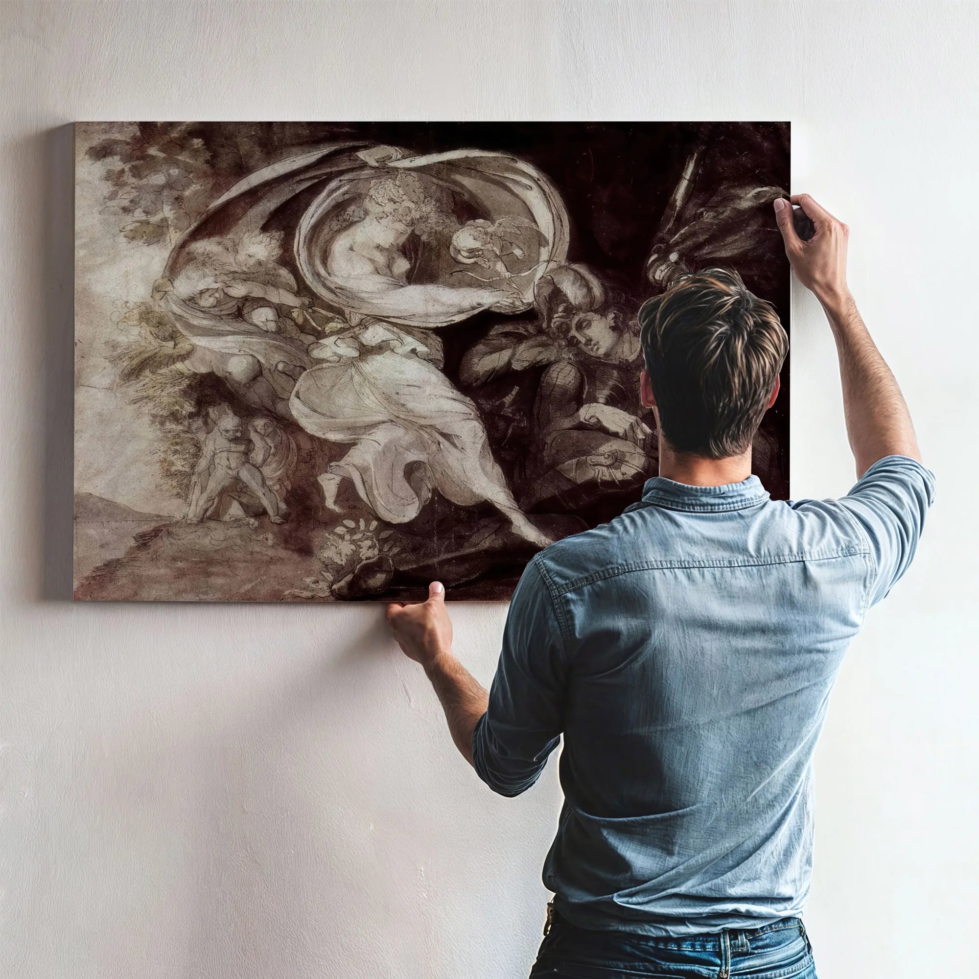 Die Schicksahlskonigin Erscheint Prinz Arthur By Henry Fuseli Fine Art Print