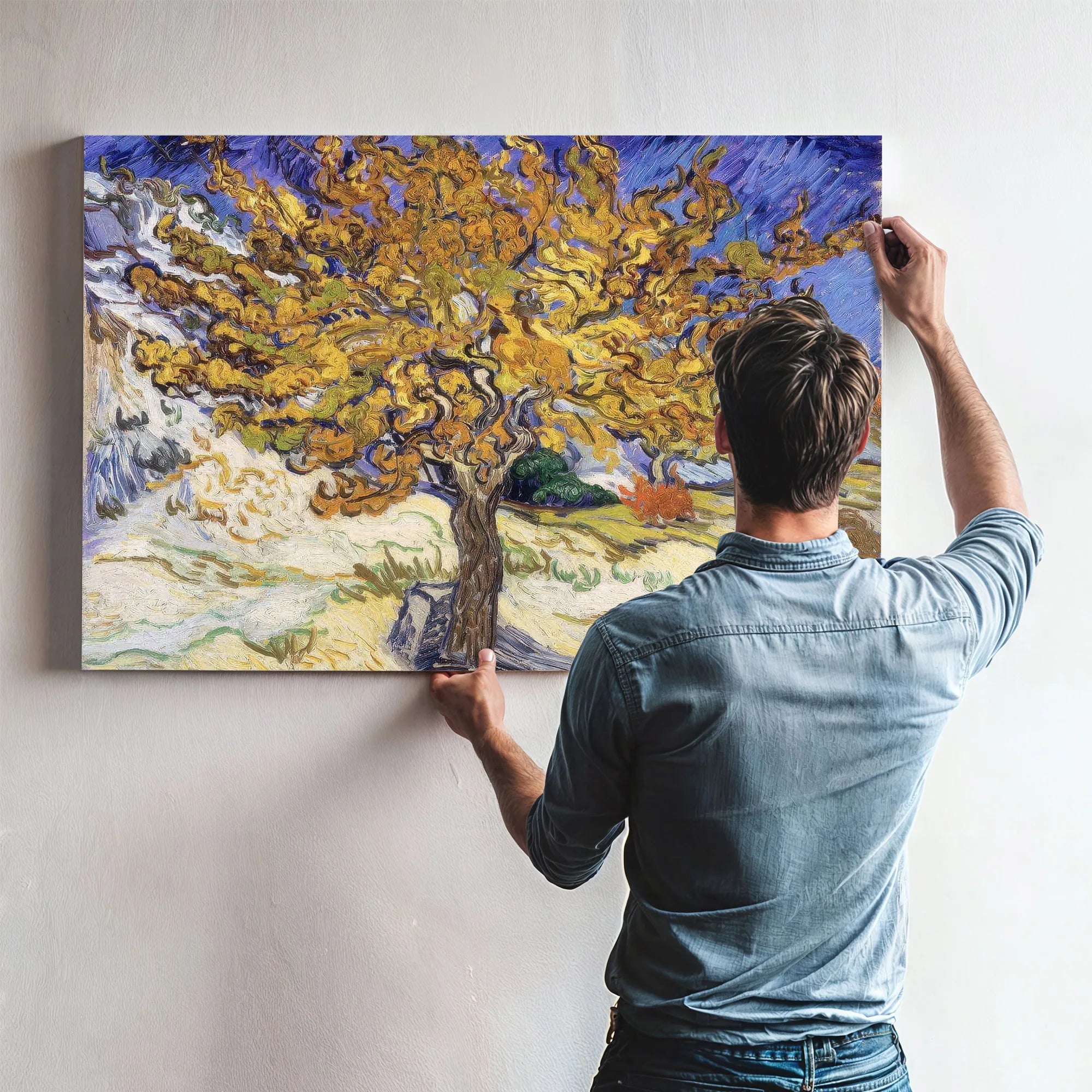 Mulberry Tree By Vincent Van Gogh Fine Art Print