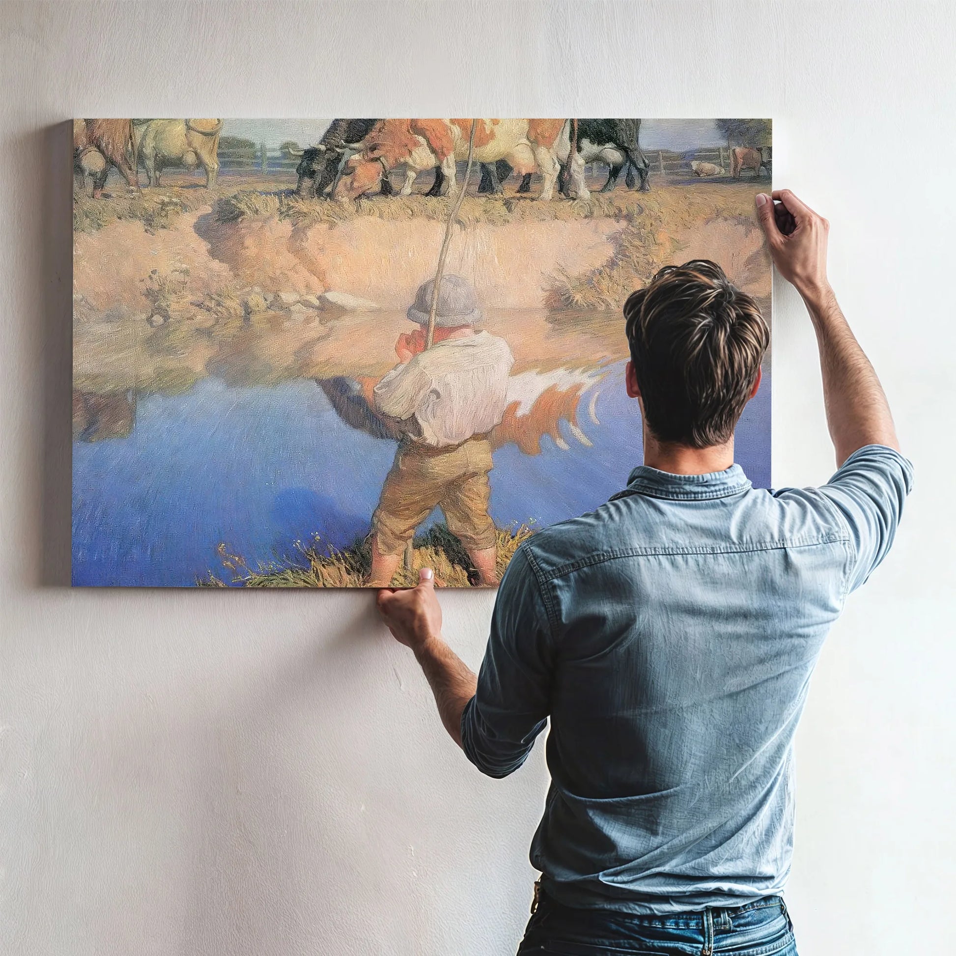 September Afternoon By NC Wyeth Fine Art Print