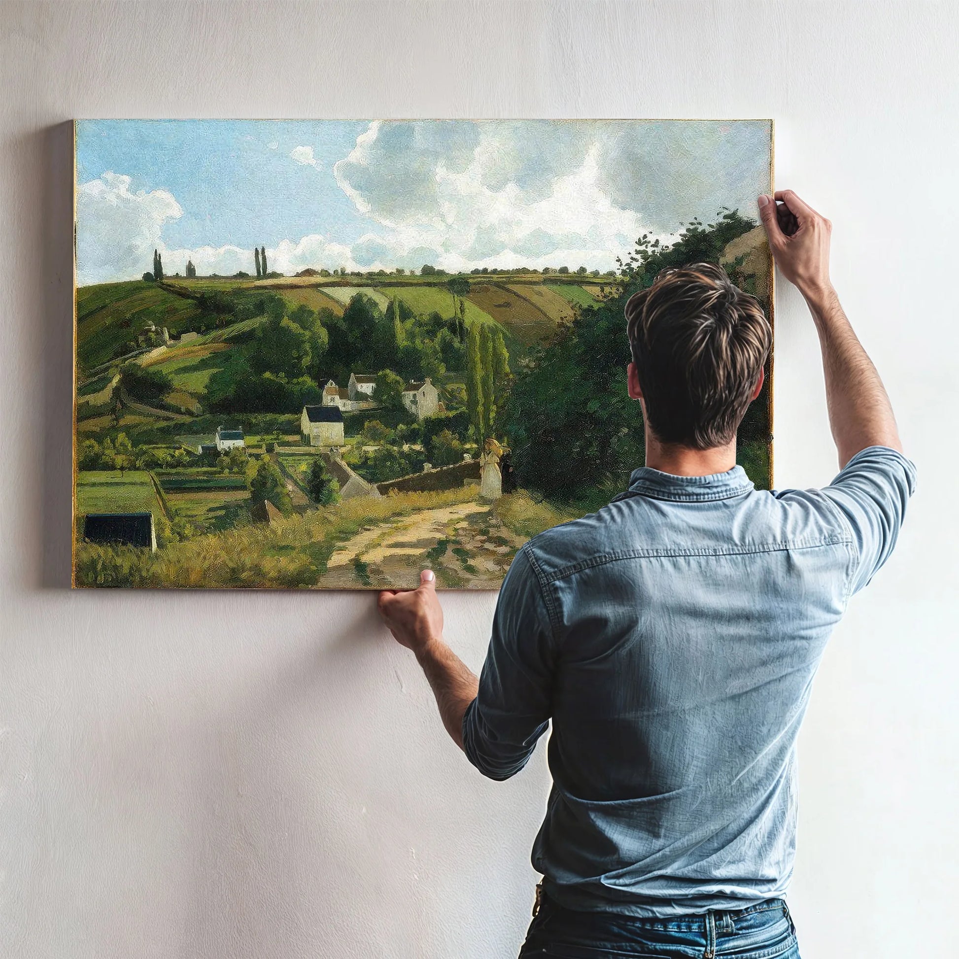 Pissaro Montmarte Day By Camille Pissarro Fine Art Print