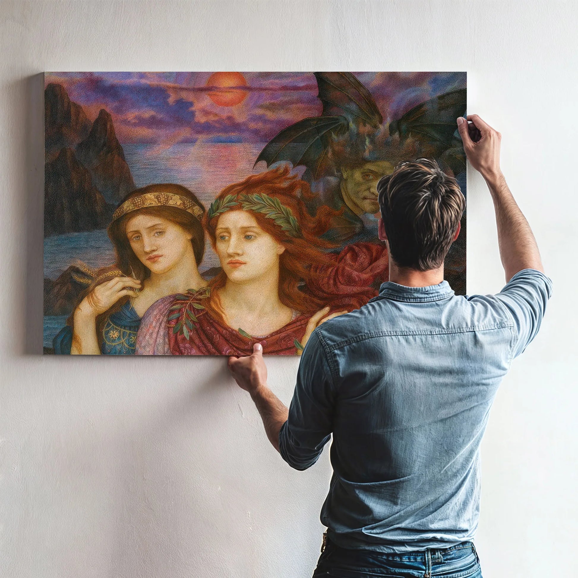 The Vision 1914 By Evelyn De Morgan Fine Art Print