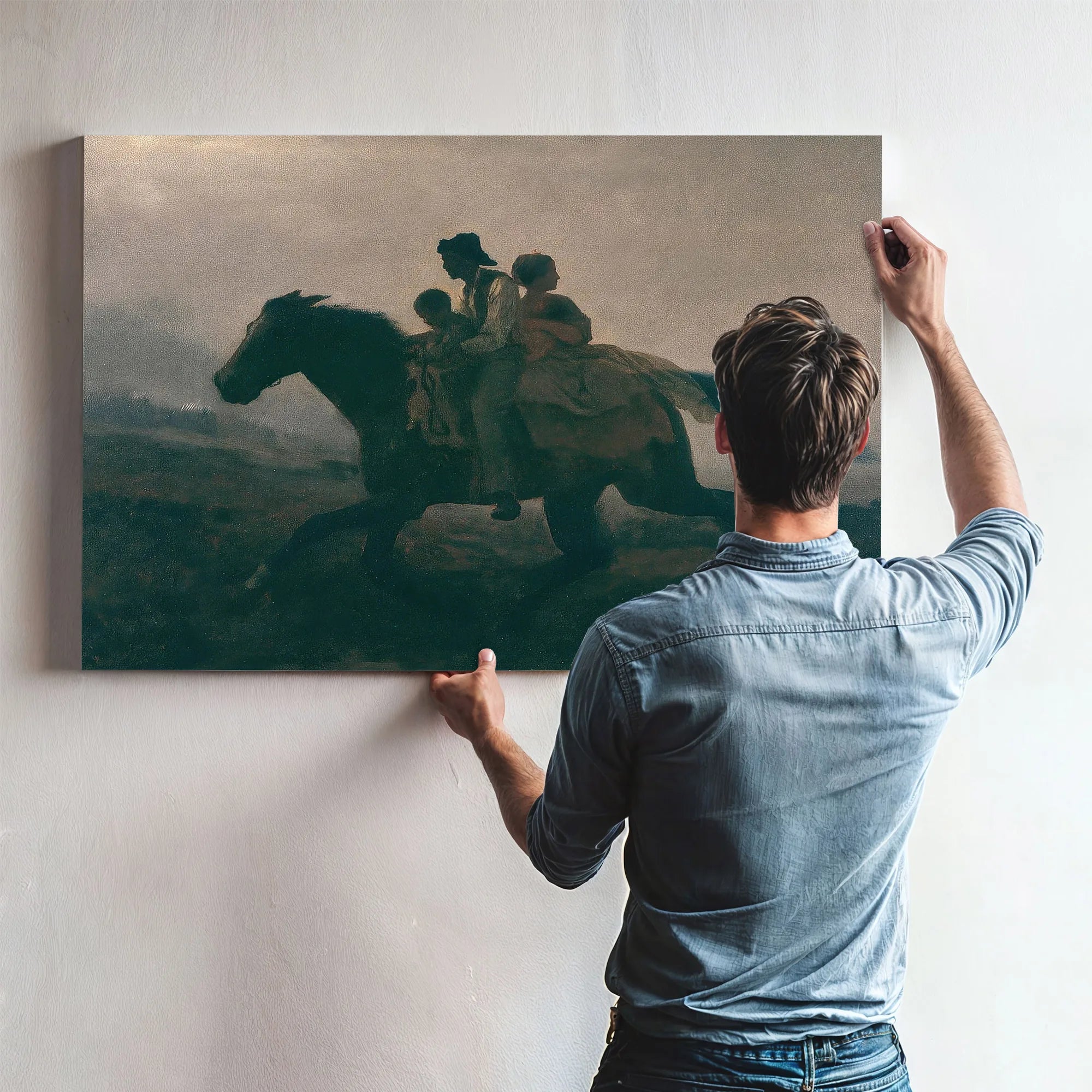 A Ride For Liberty The Fugitive Slaves By Eastman Johnson Fine Art Print
