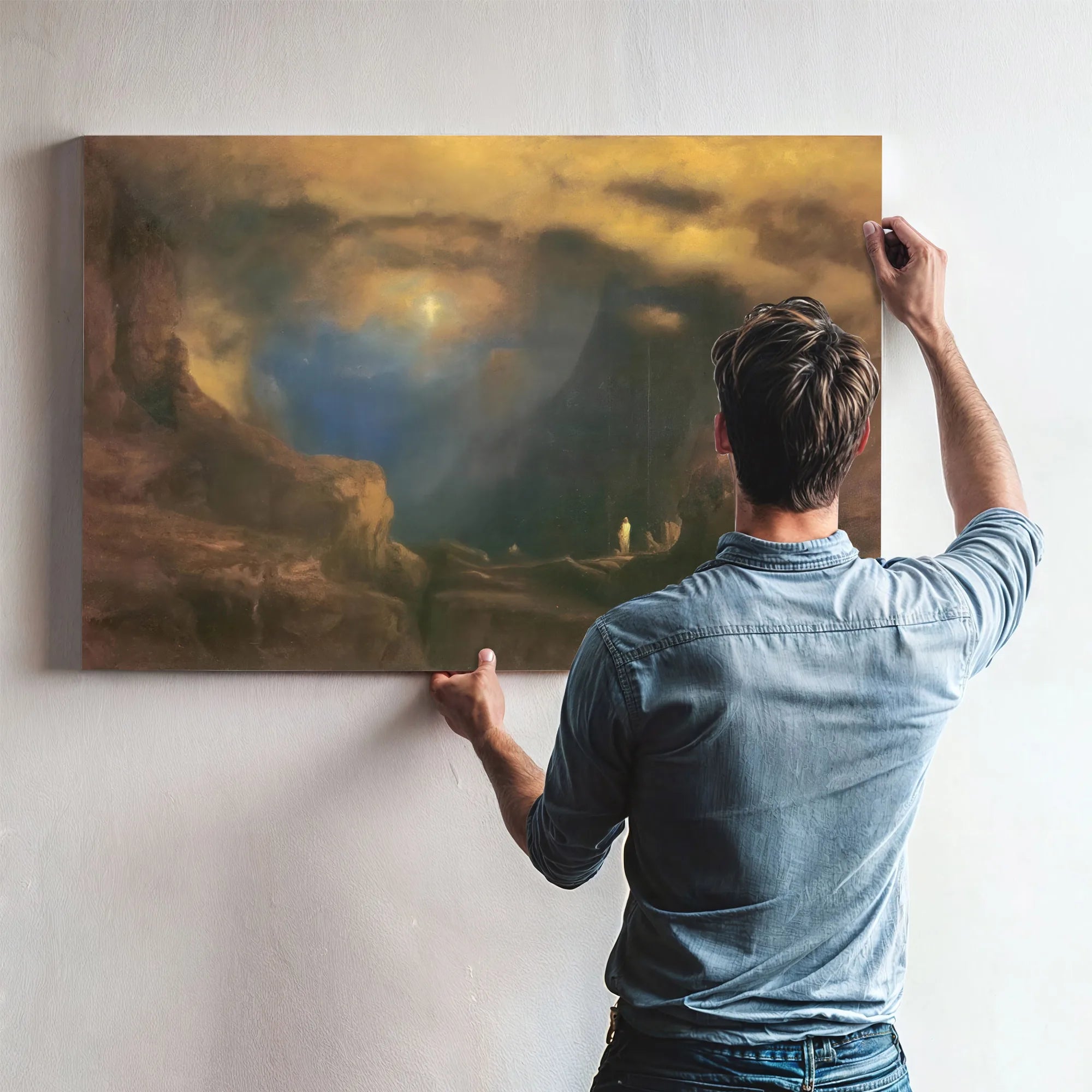 The Valley Of The Shadow Of Death By George Inness Fine Art Print