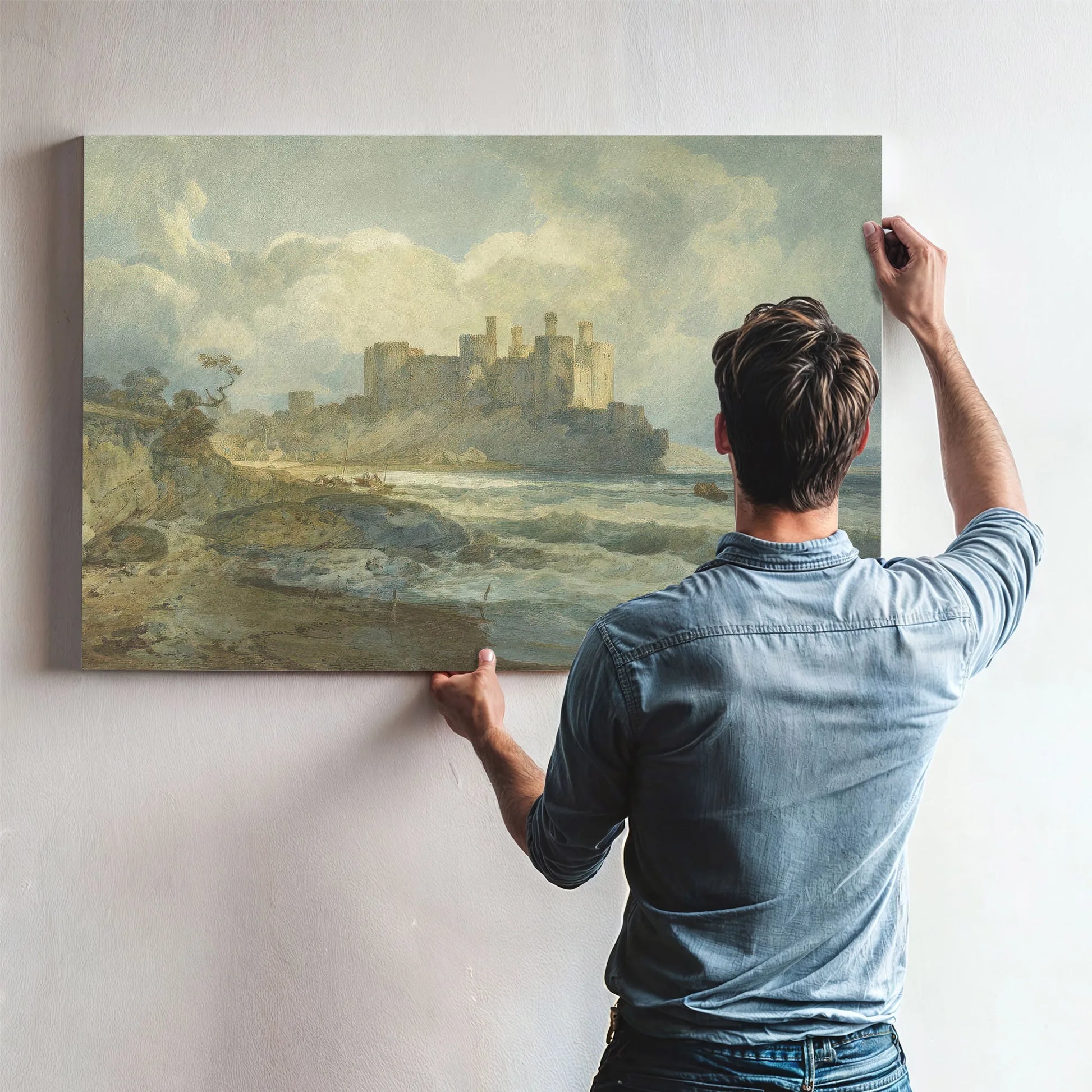 Conway Castle North Wales by Joseph Mallord William Turner Fine Art Print
