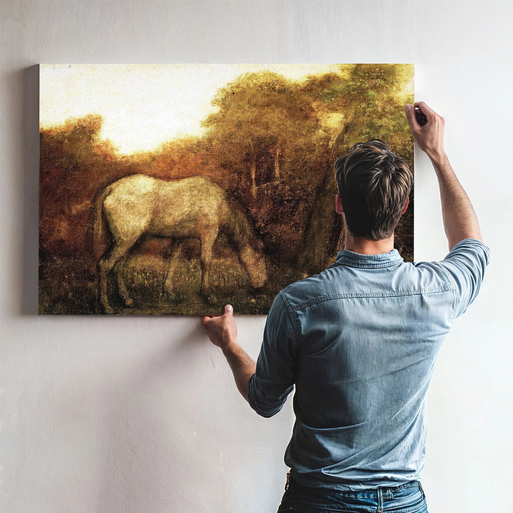 The Grazing Horse By Albert Pinkham Ryder Fine Art Print