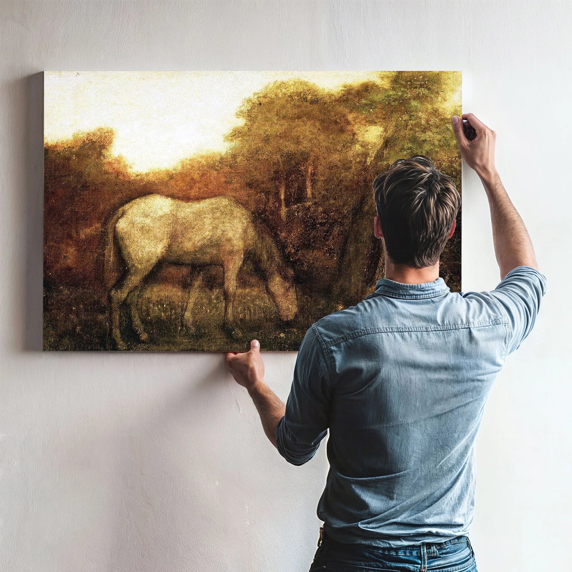 The Grazing Horse By Albert Pinkham Ryder Fine Art Print