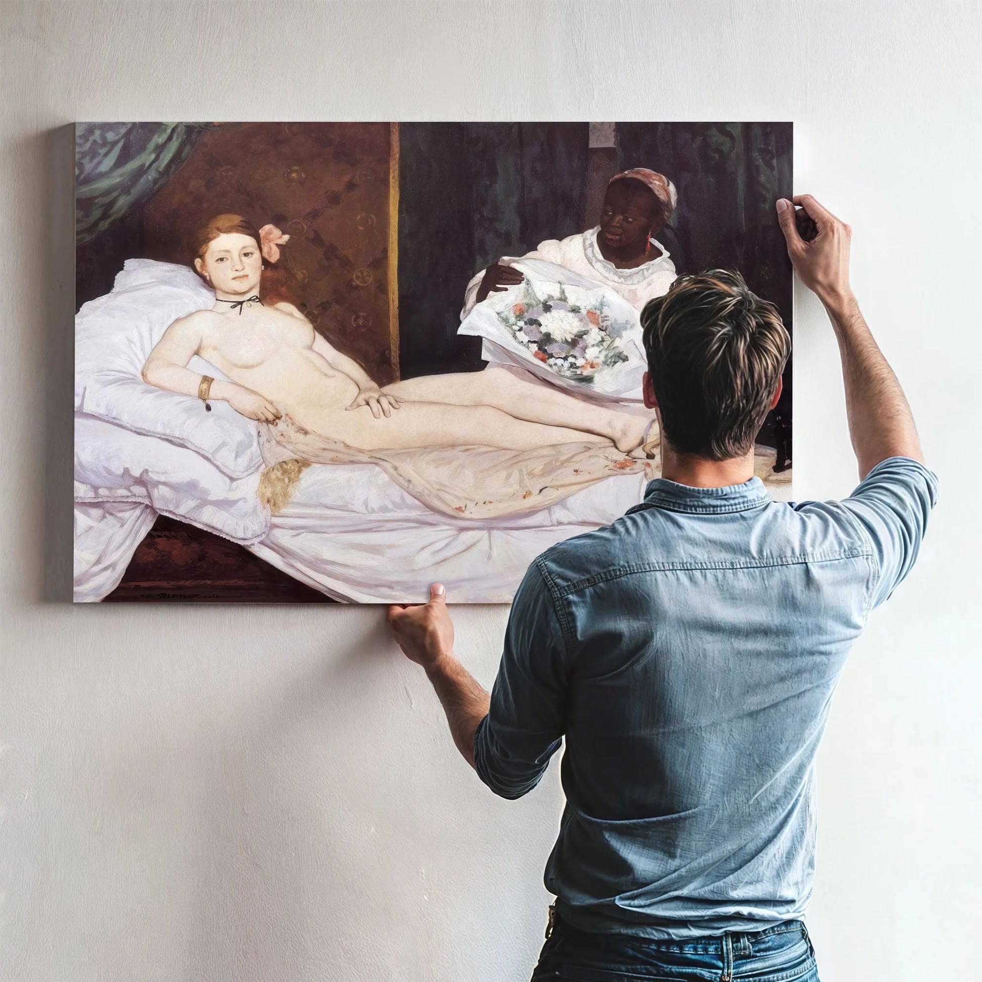 Olympia 1863 By Edouard Manet Fine Art Print