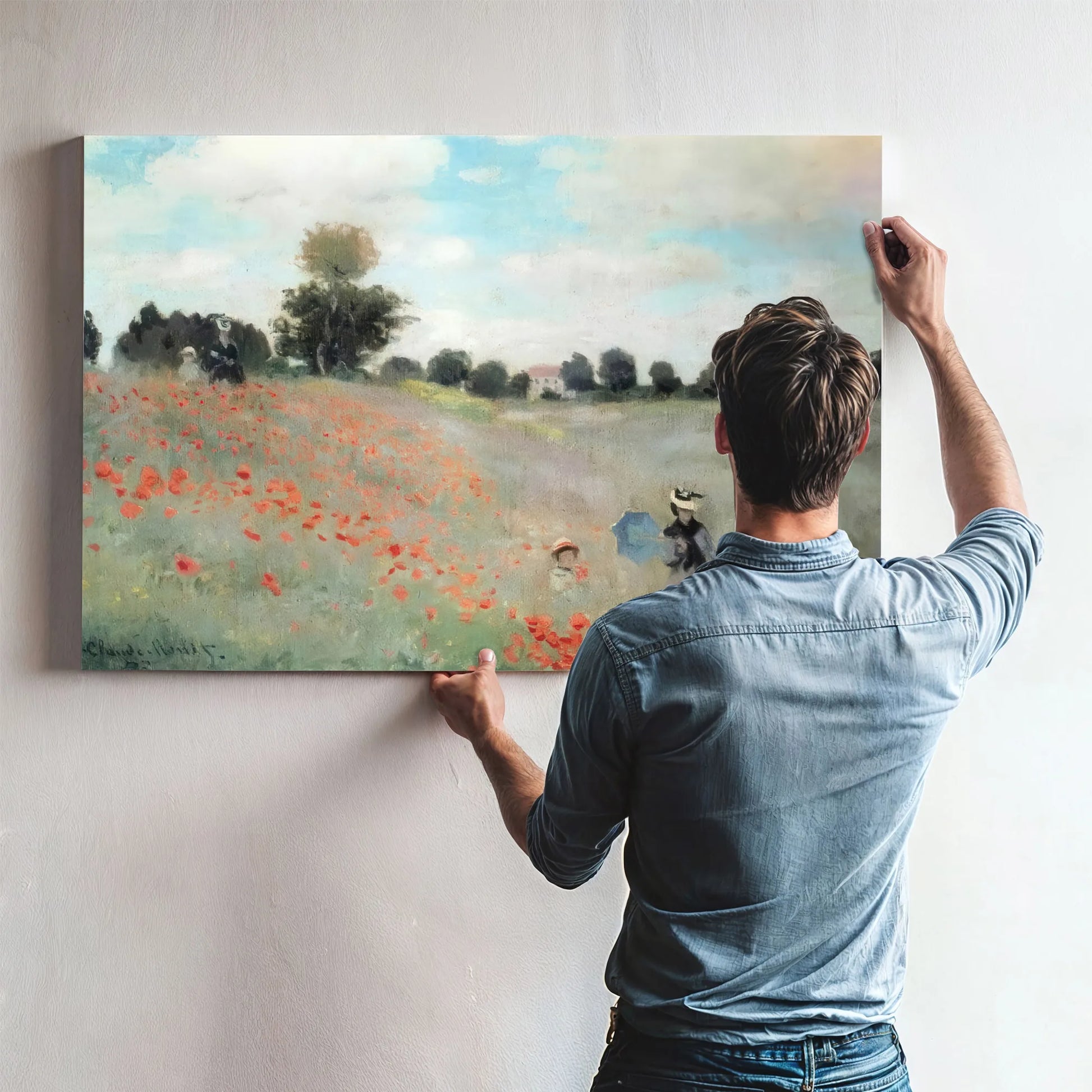 Poppies At Argenteuil By Claude Monet Fine Art Print