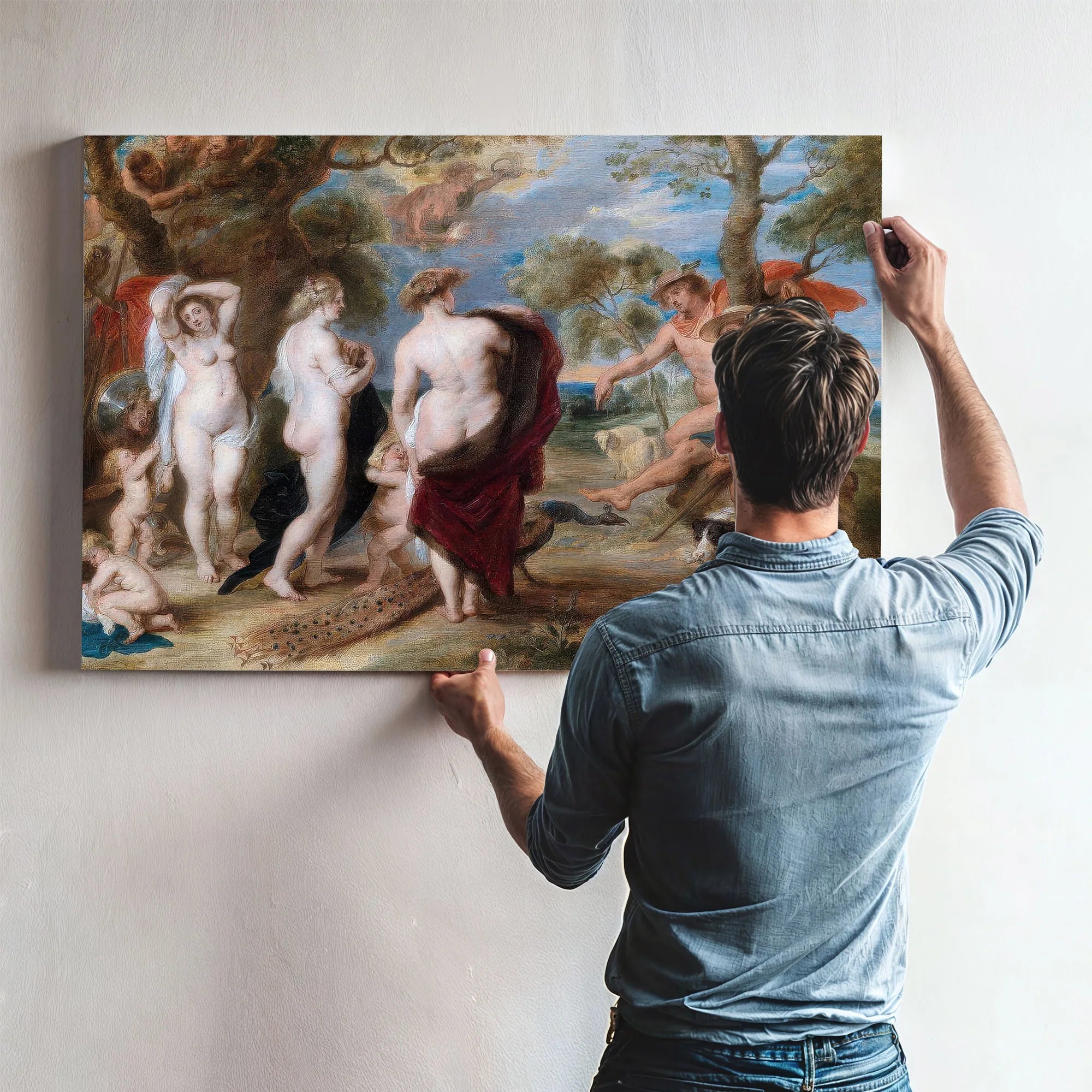 The Judgement Of Paris By Peter Paul Rubens Fine Art Print