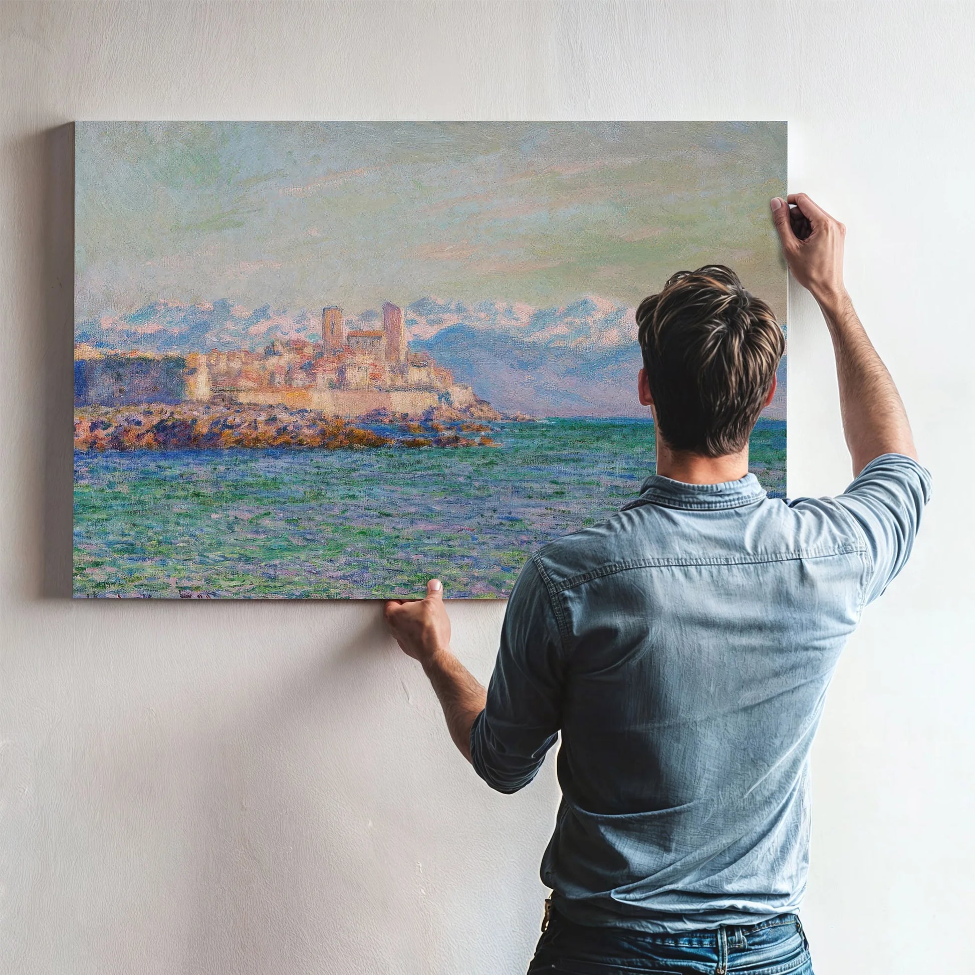 The Fort Of Antibes By Claude Monet Fine Art Print