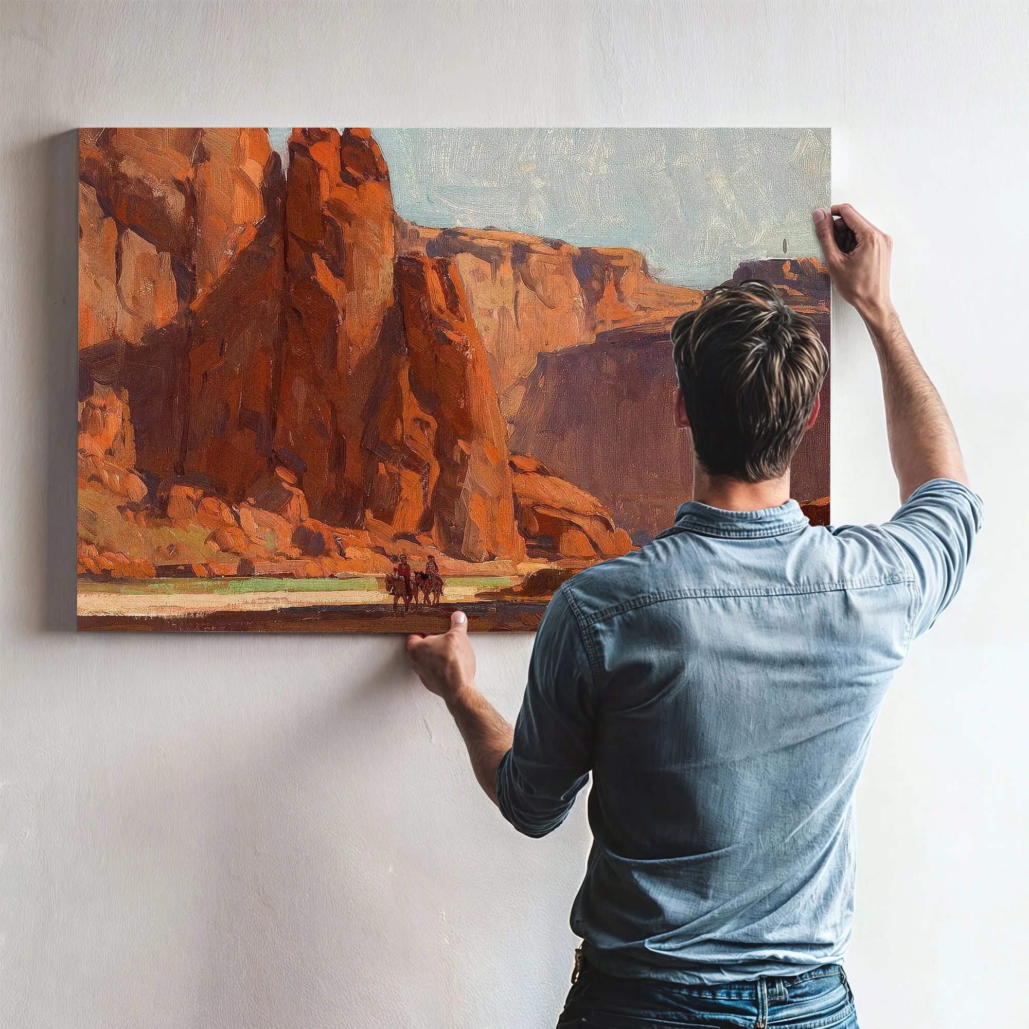 Arizona Canyon (Canyon De Chelly) By Edgar Payne Fine Art Print