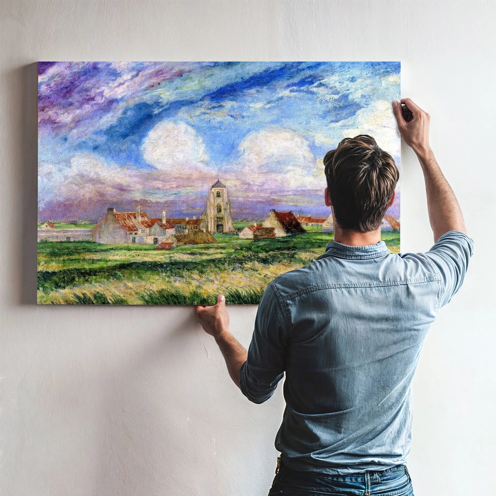 View Of Mariakerke By James Ensor Fine Art Print